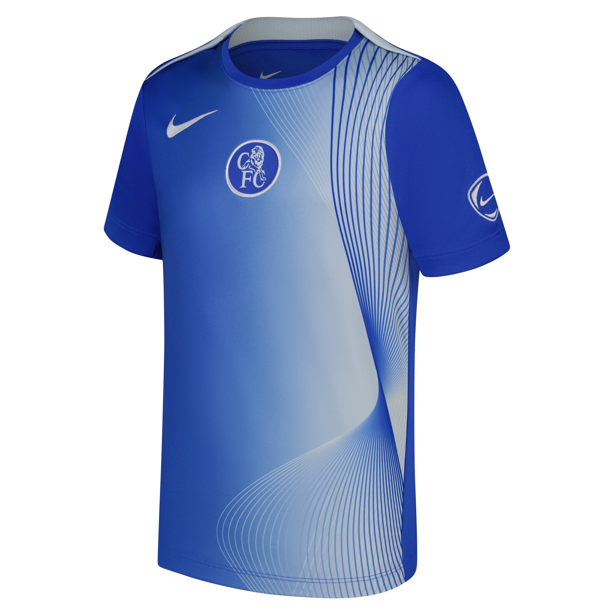 Chelsea Youth 2025/26 Third Academy Pro Pre Match Dri Fit Top Blue