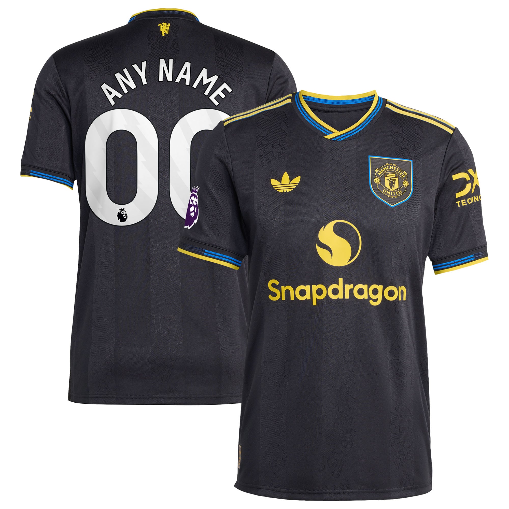 Manchester United 2025/26 Third Style Custom Jersey Black