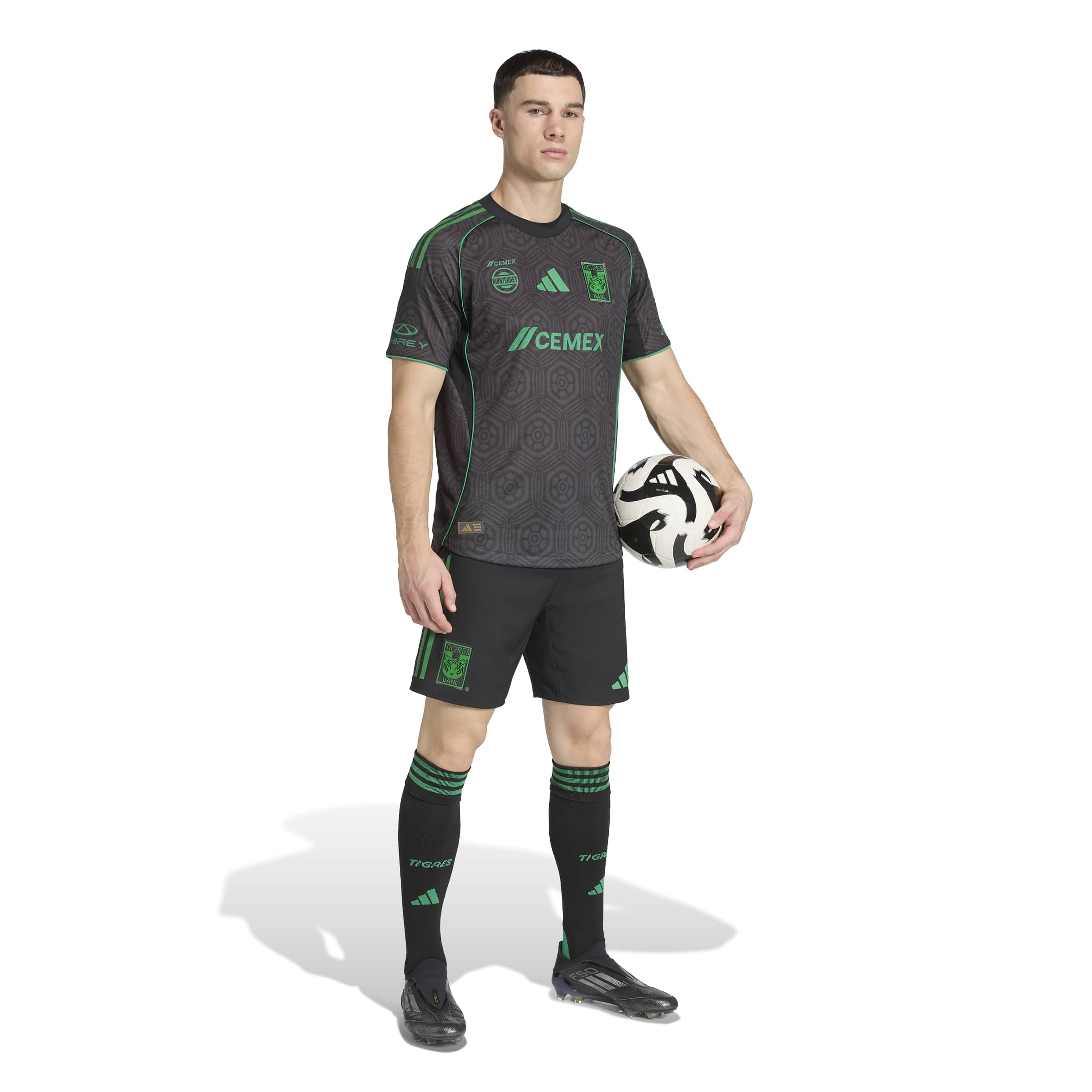 Tigres UANL 2025/26 Third On Field Style Jersey Gray