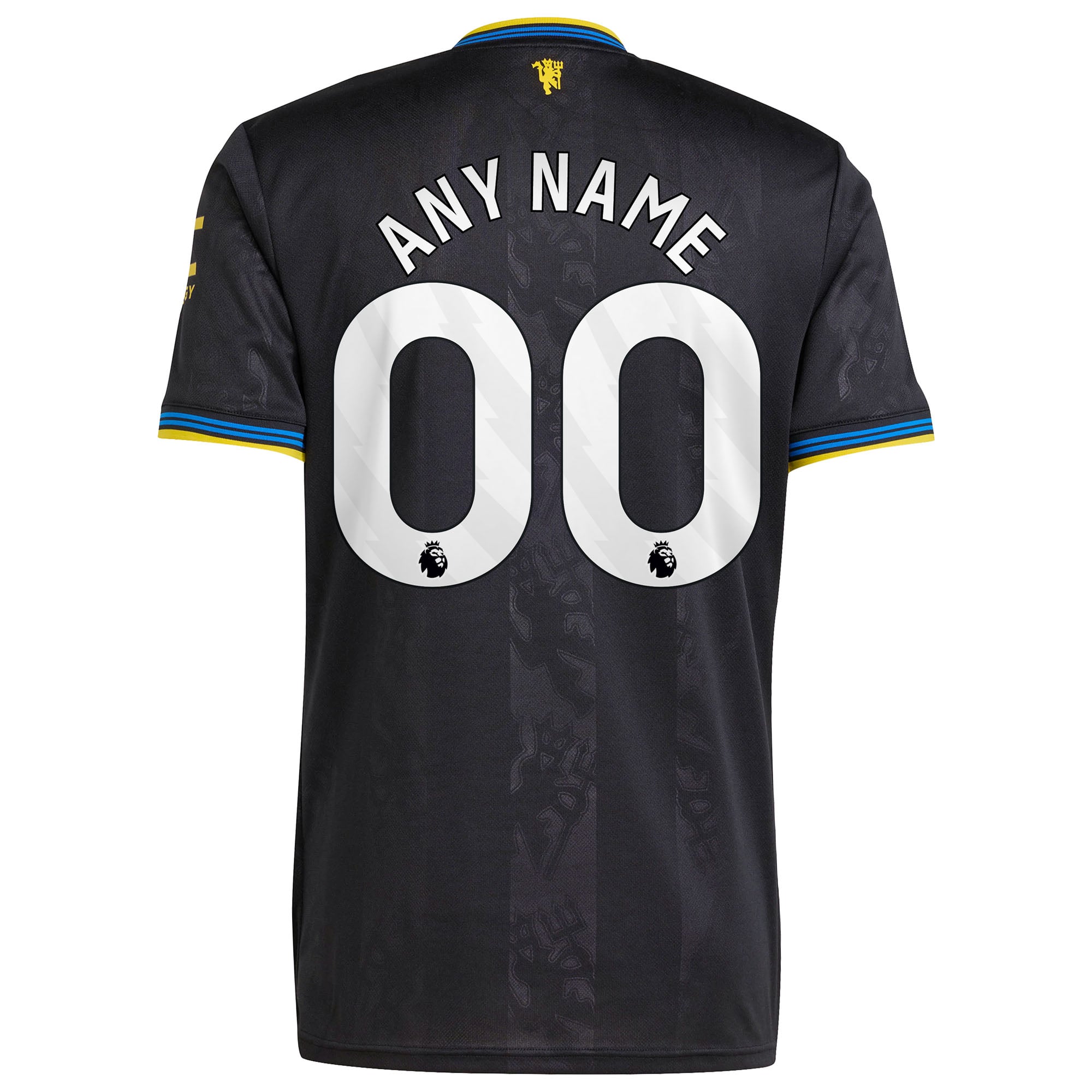 Manchester United 2025/26 Third Replica Custom Jersey Black
