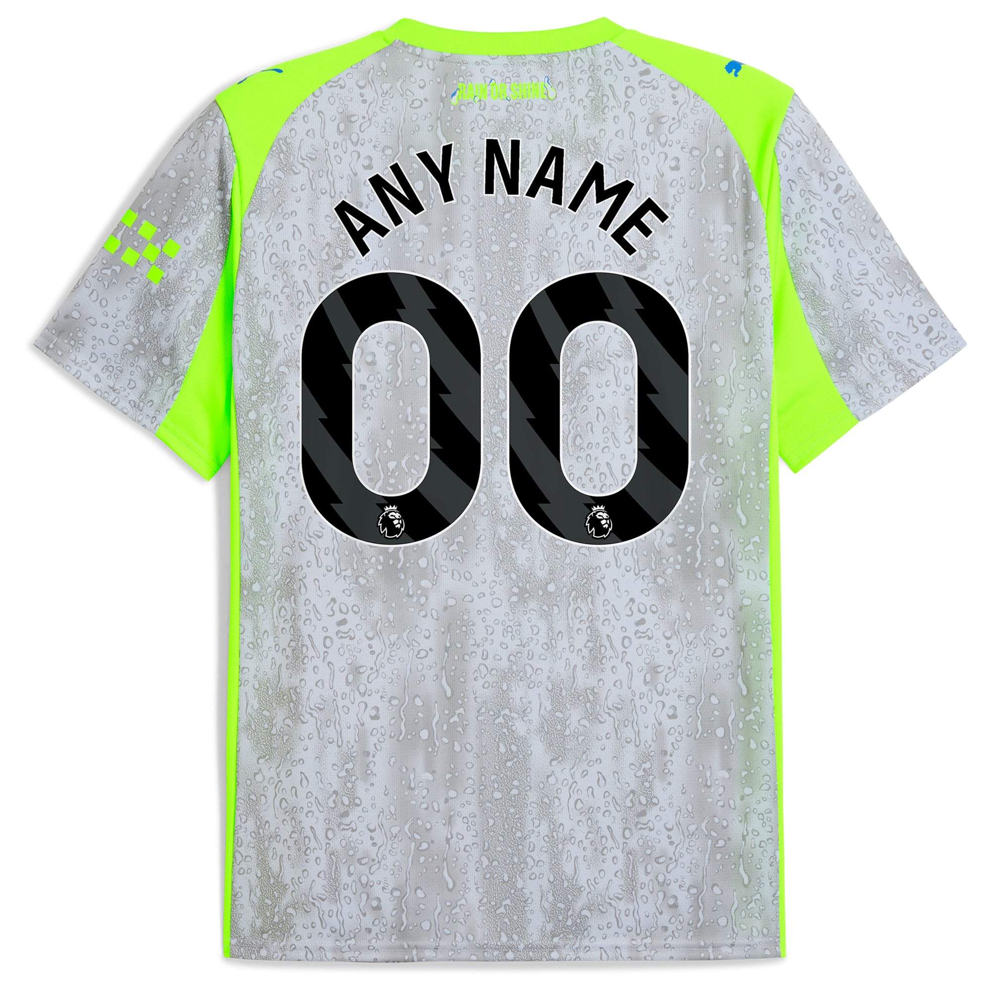 Manchester City 2025/26 Third Replica Custom Jersey Green/Neon Green