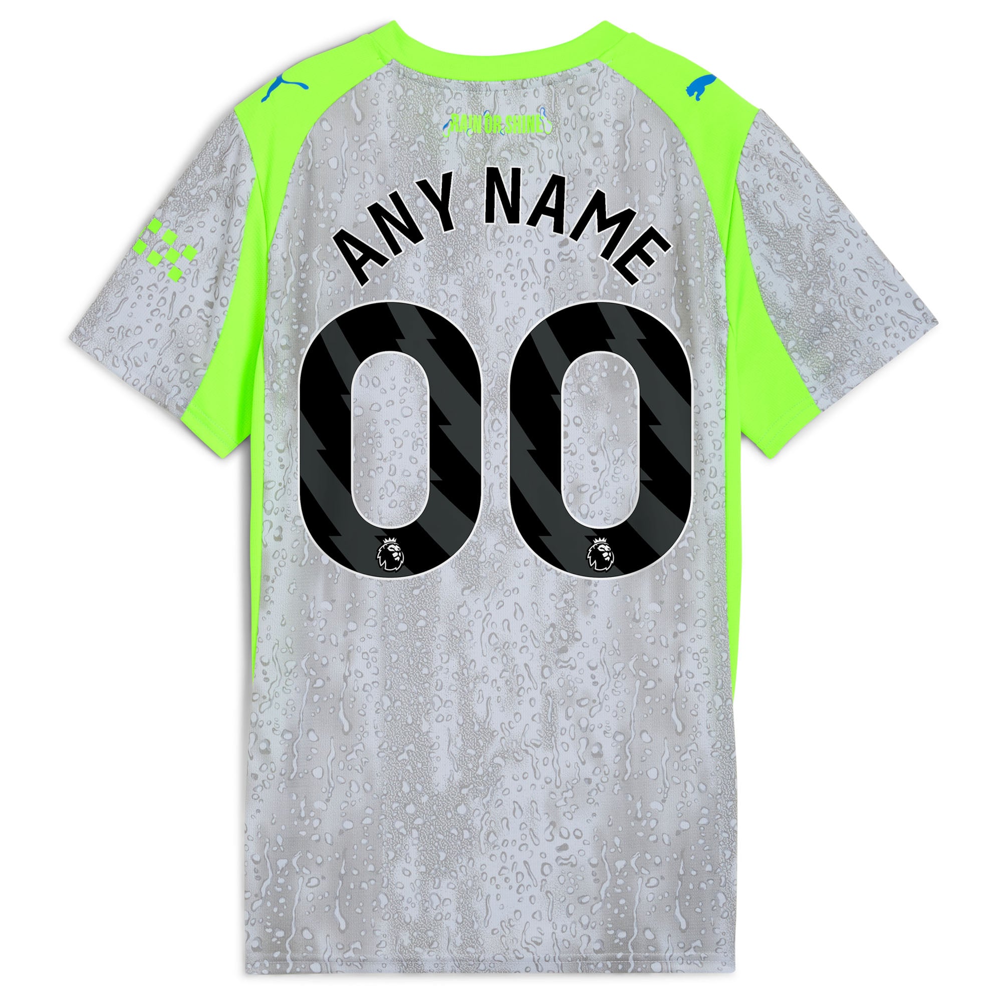 Manchester City Women's 2025/26 Third Replica Custom Jersey Green/Neon Green