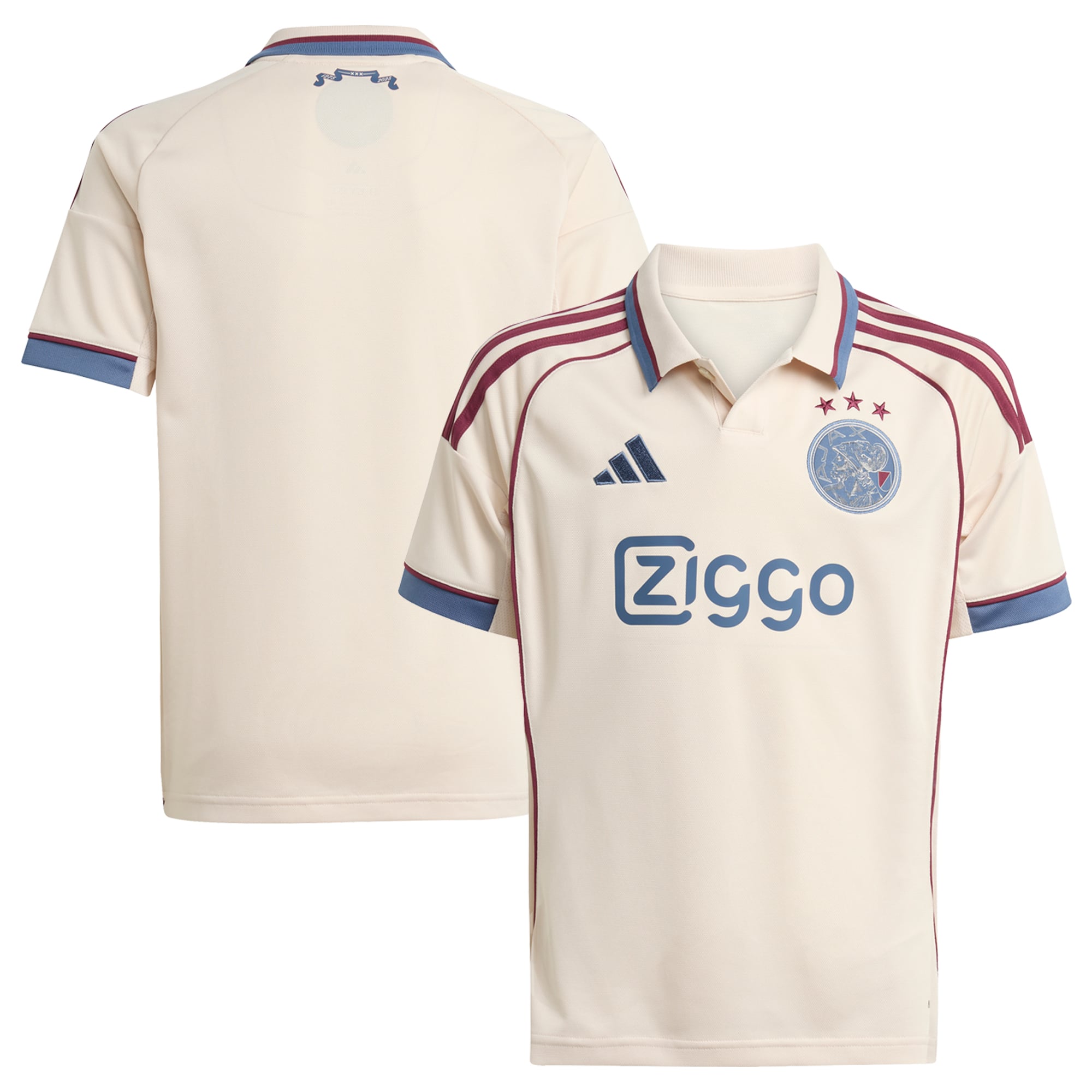 Ajax Youth 2025/26 Third Replica Jersey Tan
