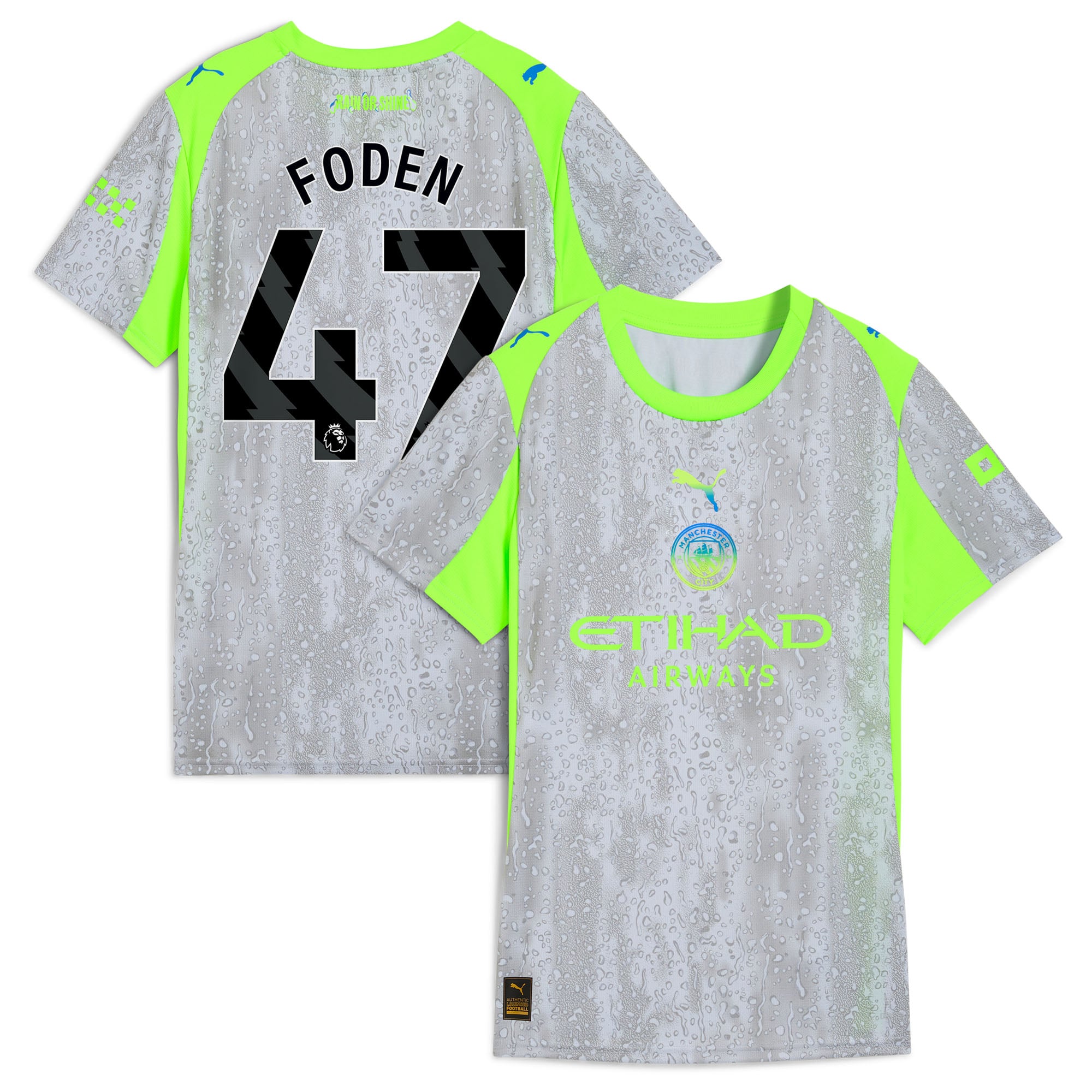Manchester City Women's 2025/26 Third Replica Jersey Green/Neon Green