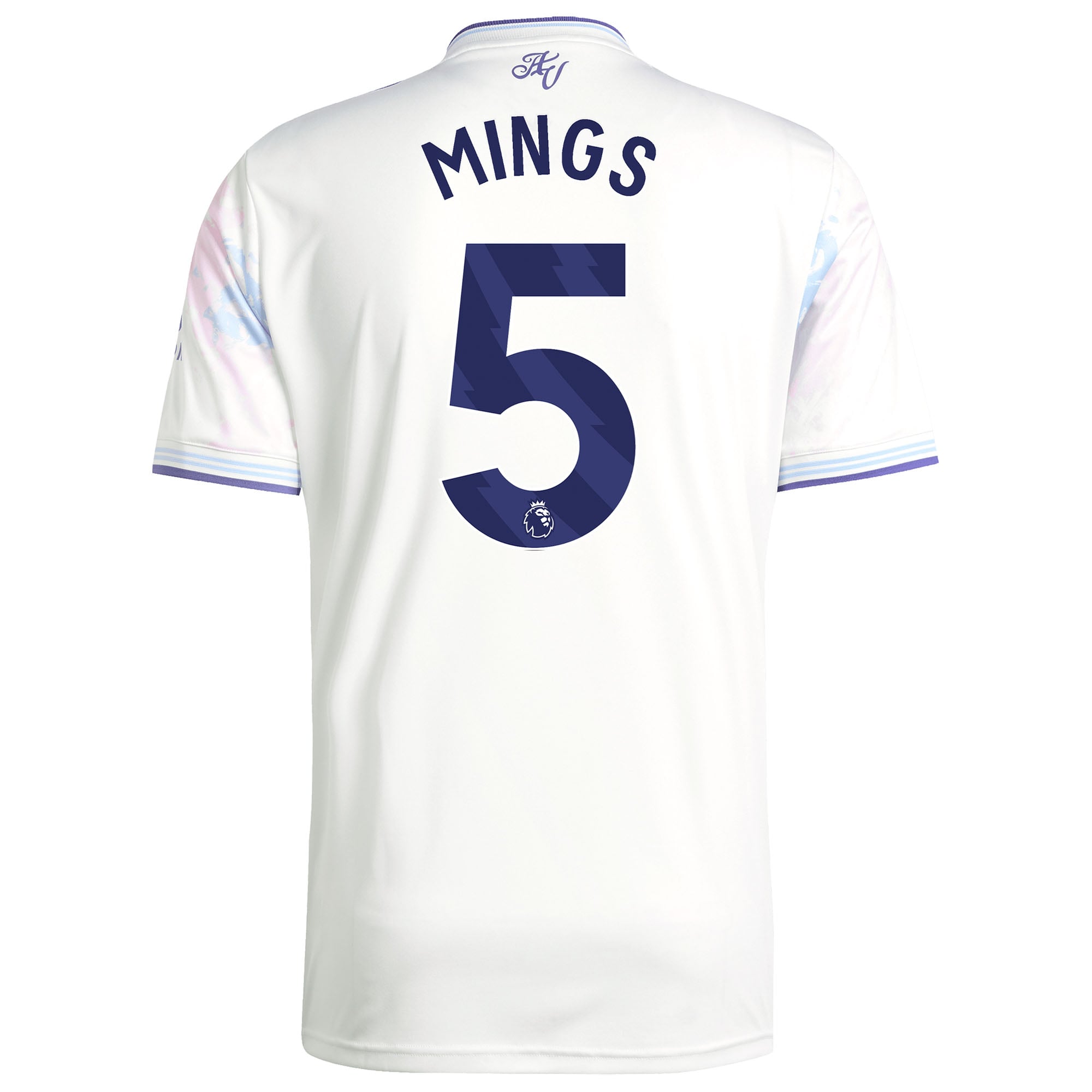 Tyrone Mings Aston Villa Male 2025/26 Third Replica Player Jersey White