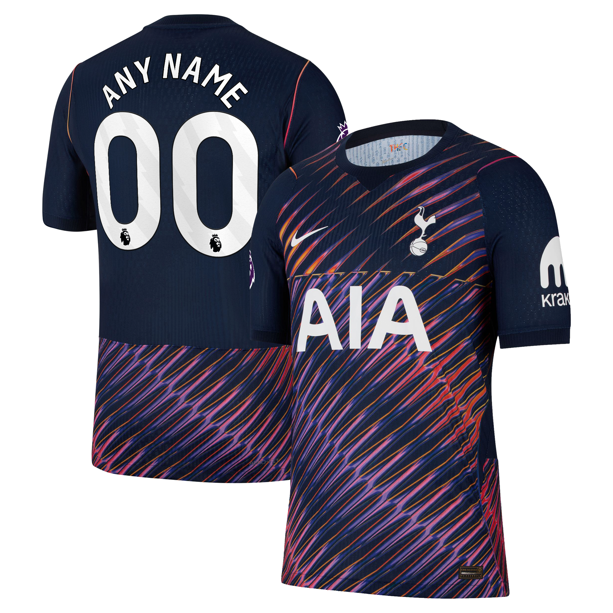 Tottenham Hotspur 2026/27 Away Match Style Custom Jersey Navy