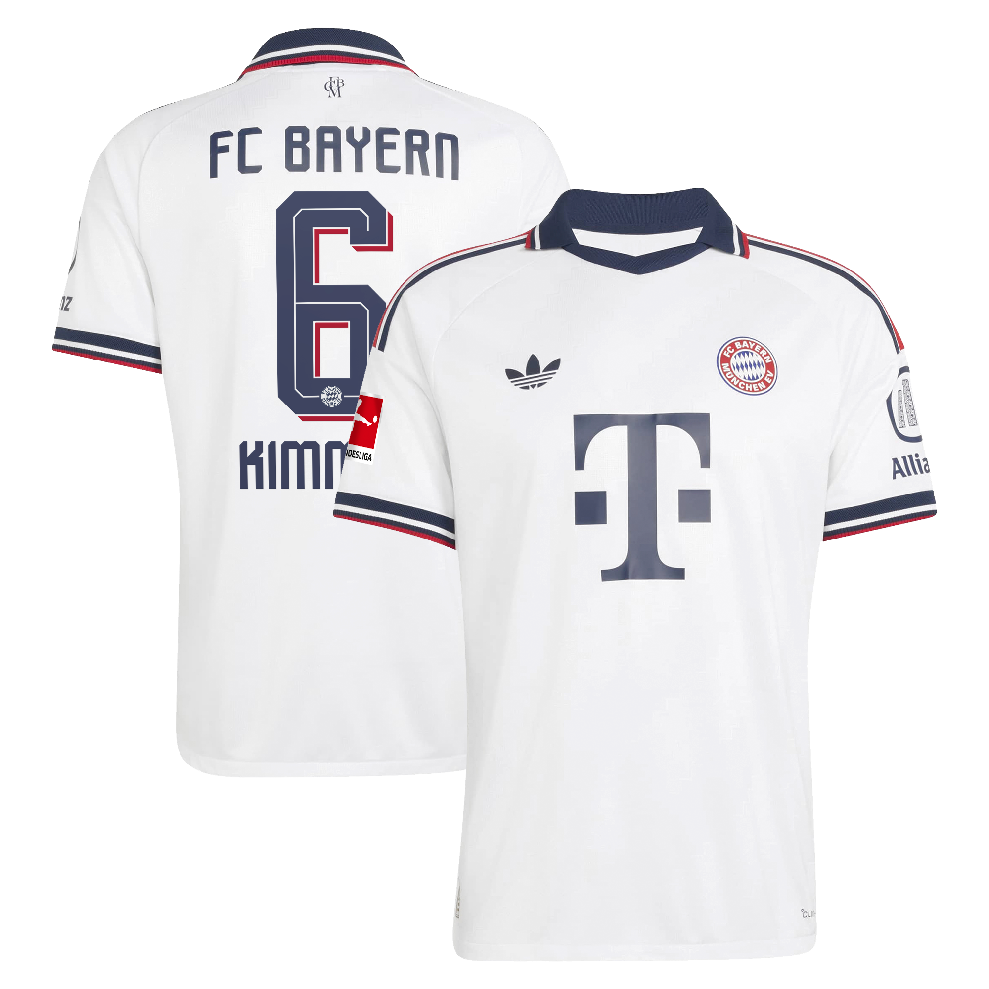 Joshua Kimmich Bayern Munich 2026/27 Away On Field Style Jersey White