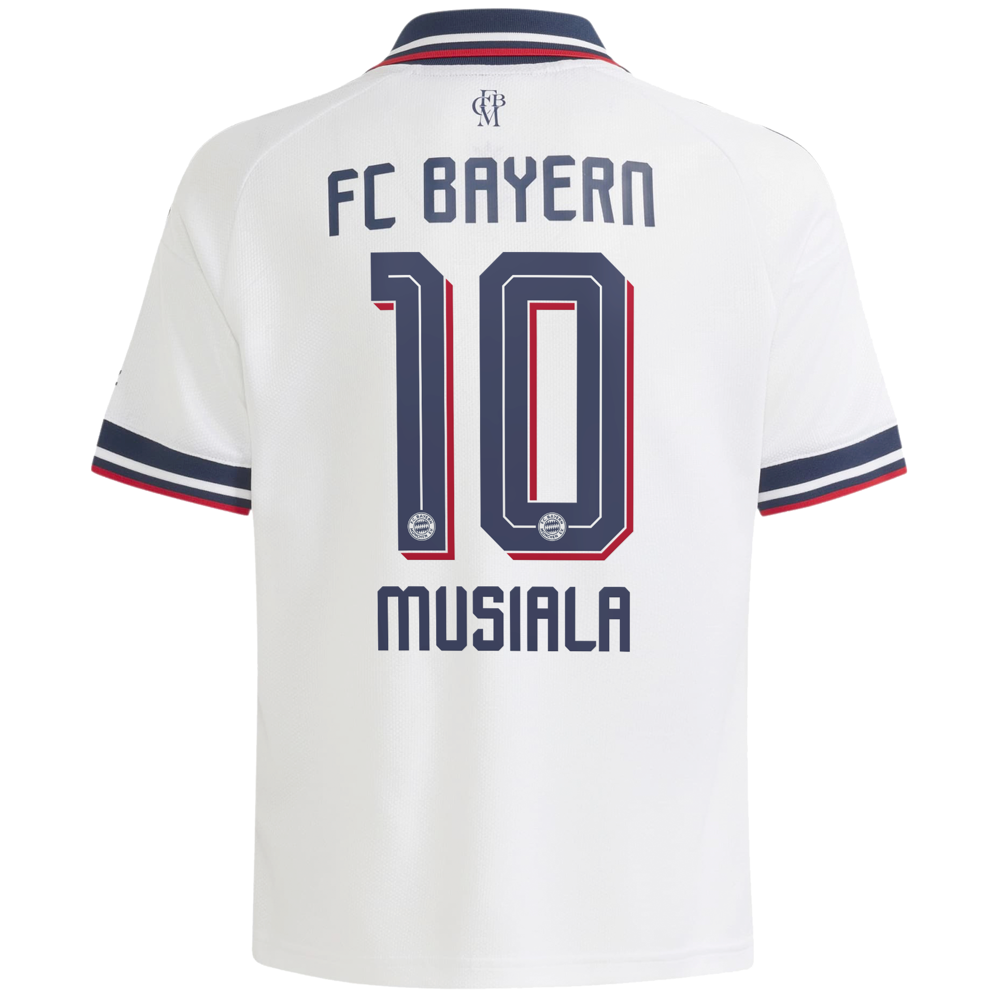 Jamal Musiala Bayern Munich Youth 2026/27 Away Replica Jersey White