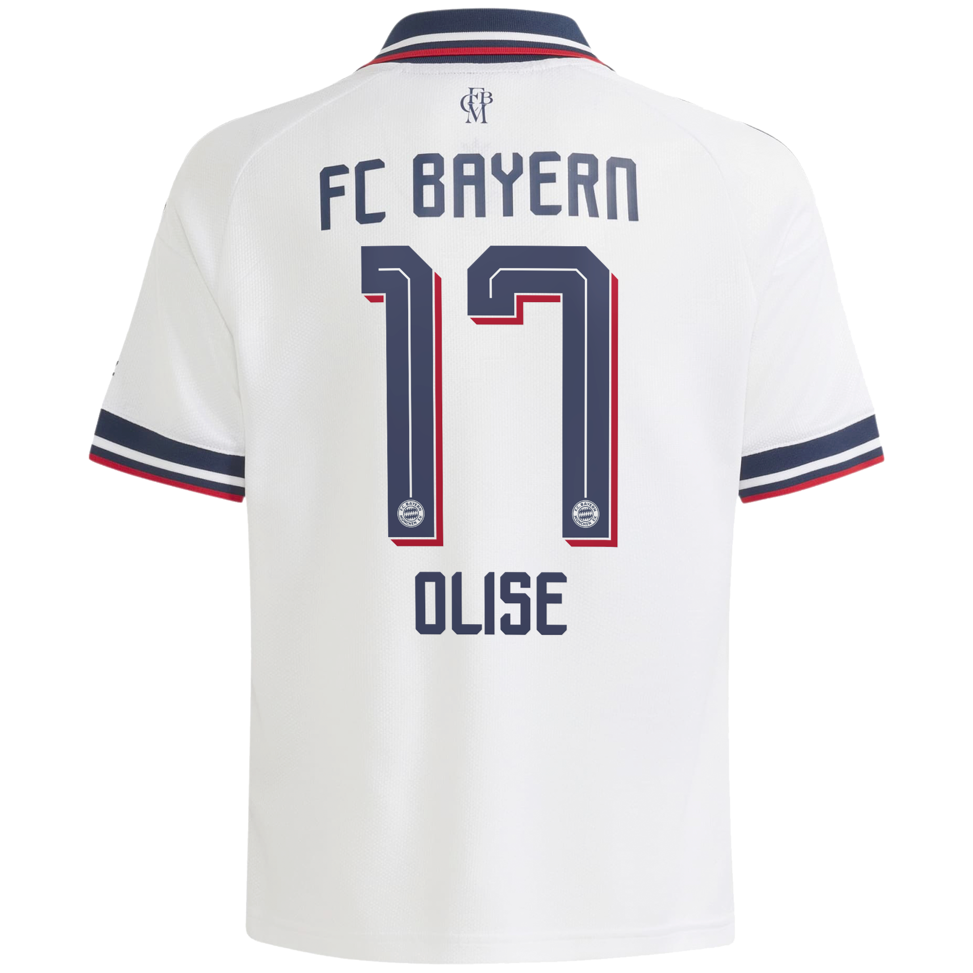 Michael Olise Bayern Munich Youth 2026/27 Away Replica Jersey White