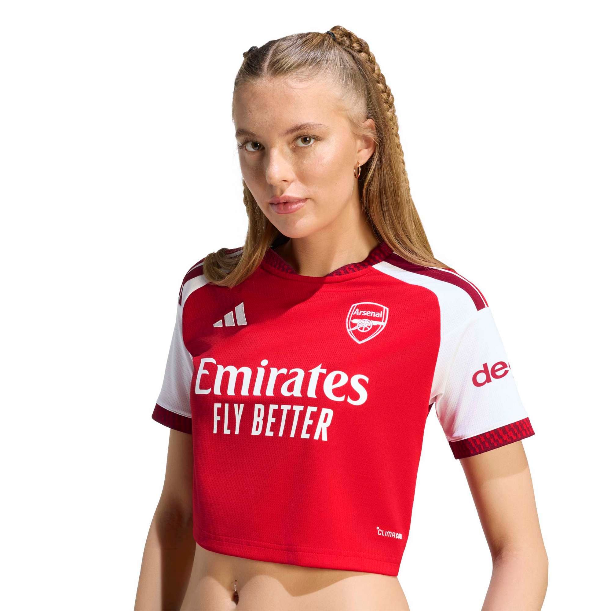 Arsenal Women's 2026/27 Home Cropped Replica Jersey Red