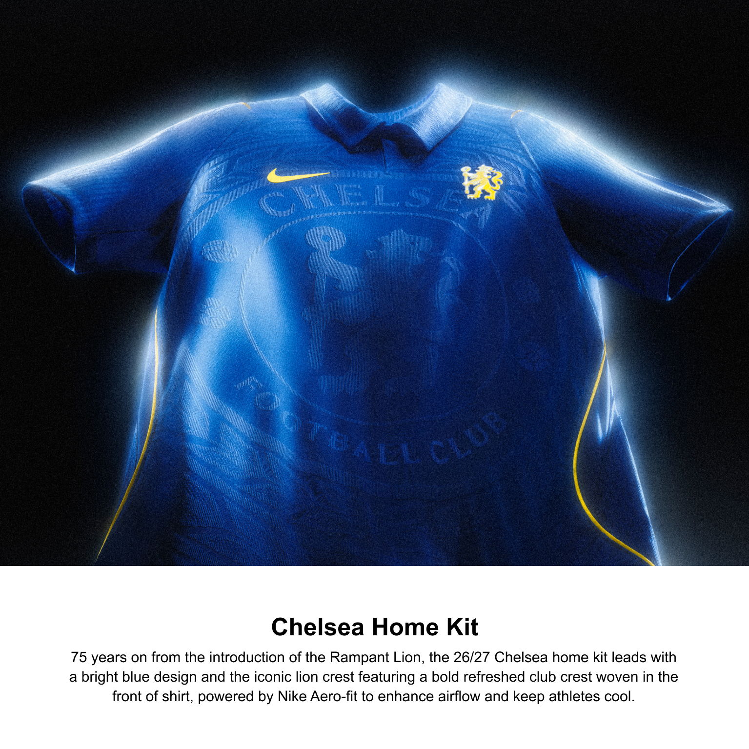 Chelsea 2026/27 Home Match Style Patch Jersey Blue