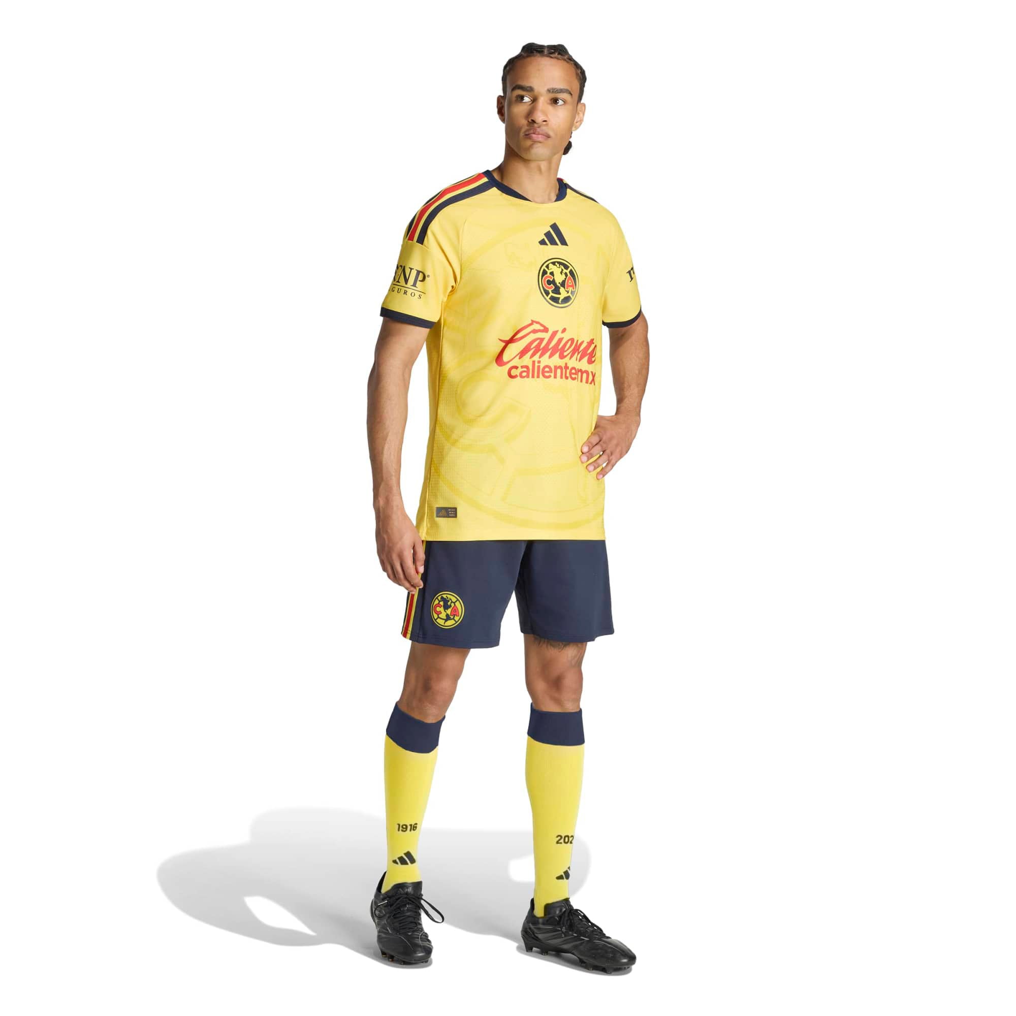 Club America 2026/27 Home On Field Style Jersey Yellow