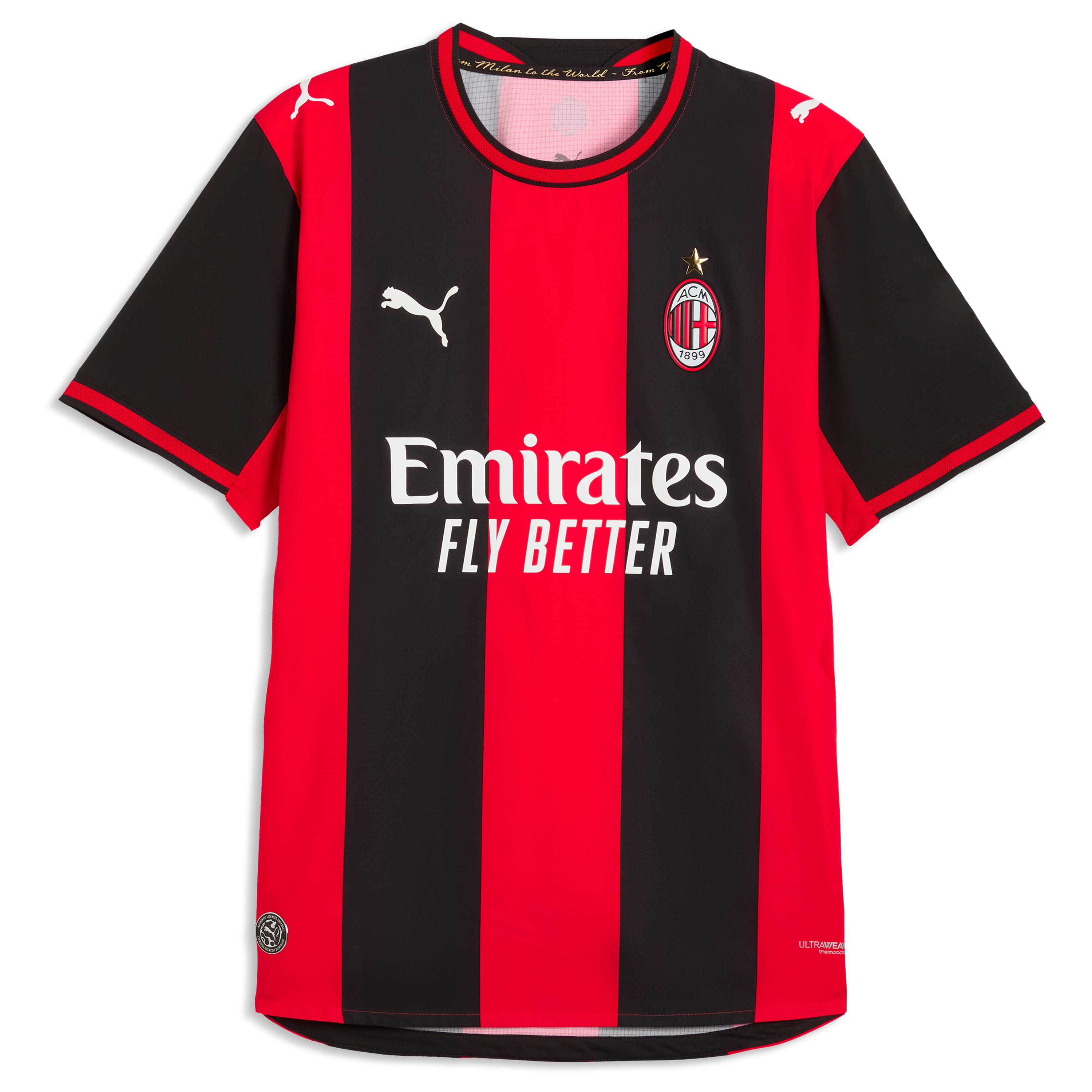 AC Milan 2026/27 Home On Field Style Jersey Black/Red