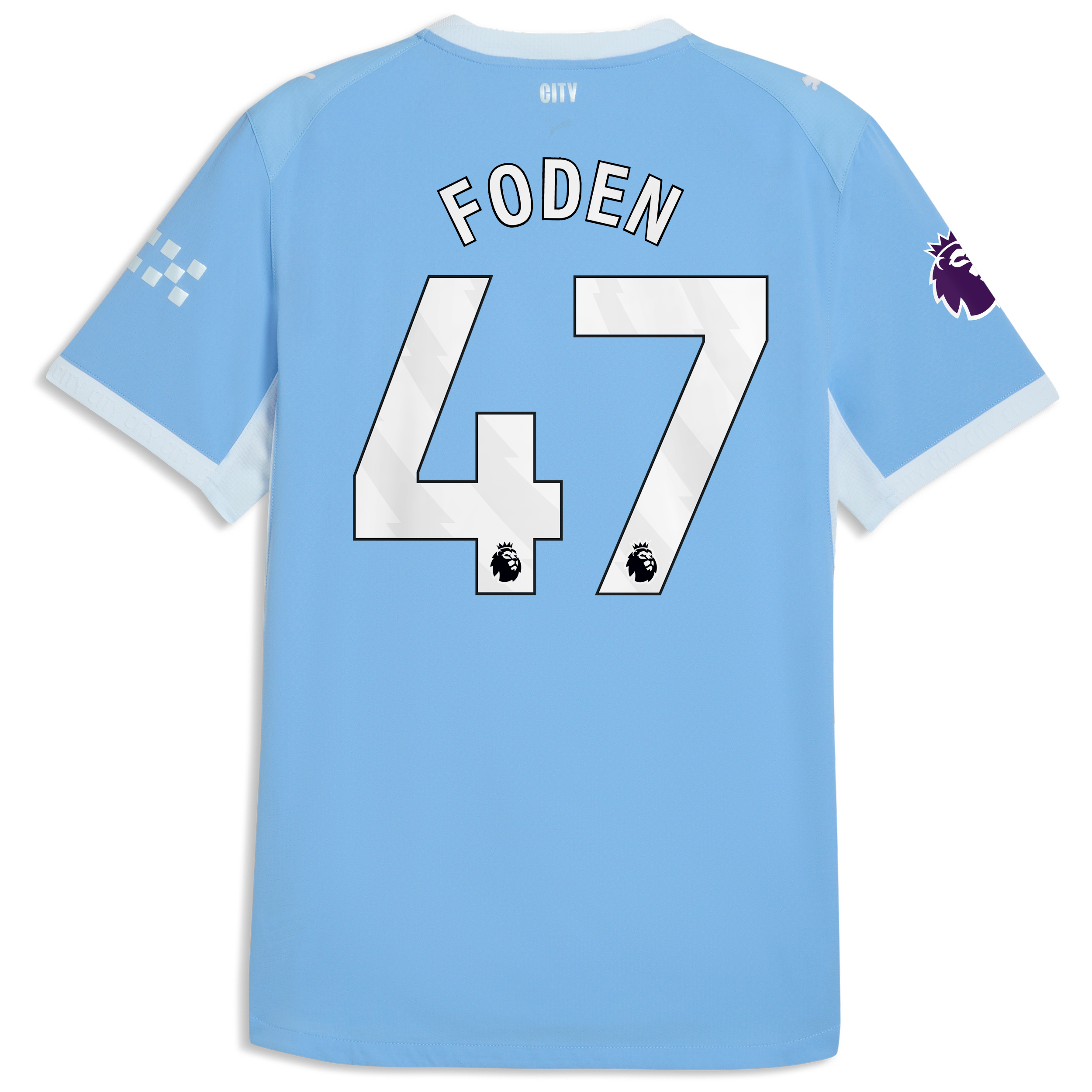 Phil Foden Manchester City 2026/27 Home On Field Style Jersey Light Blue