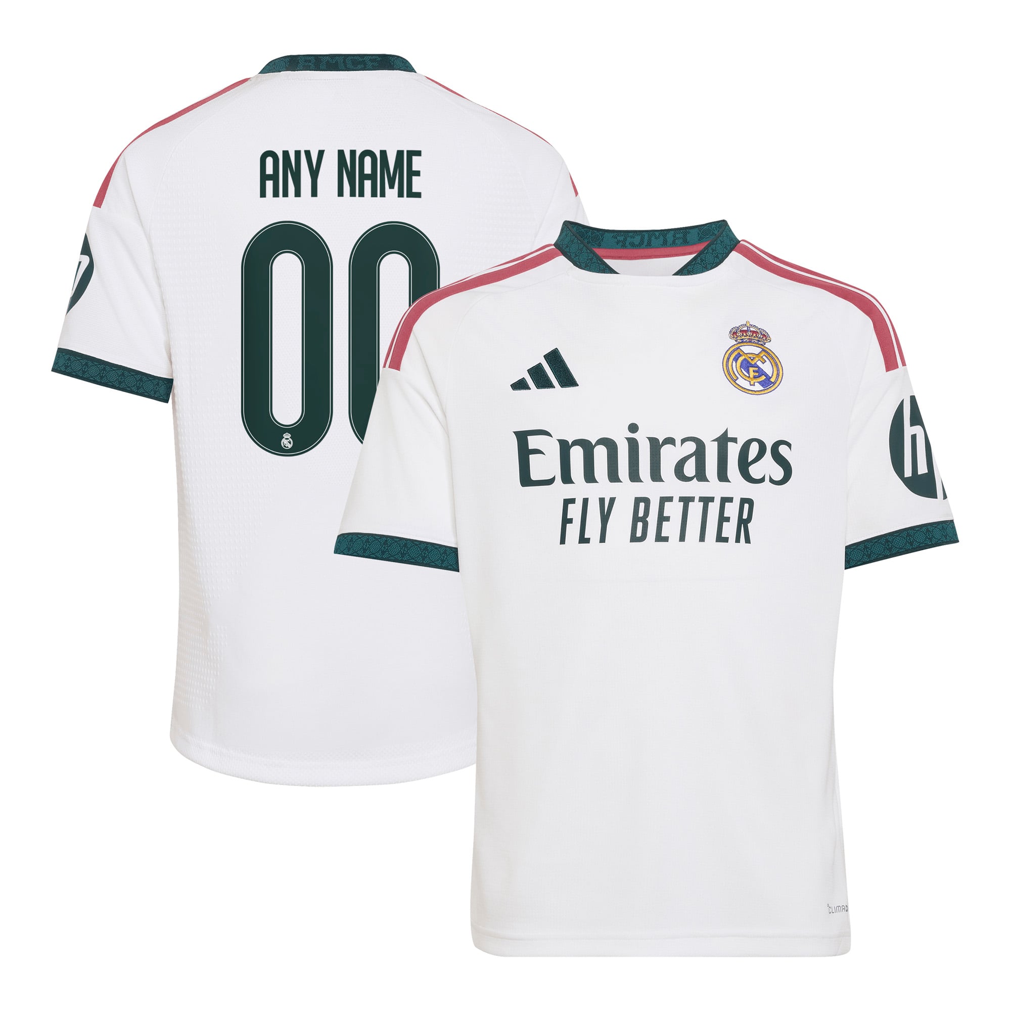 Real Madrid Youth 2026/27 Home Replica Custom Jersey White