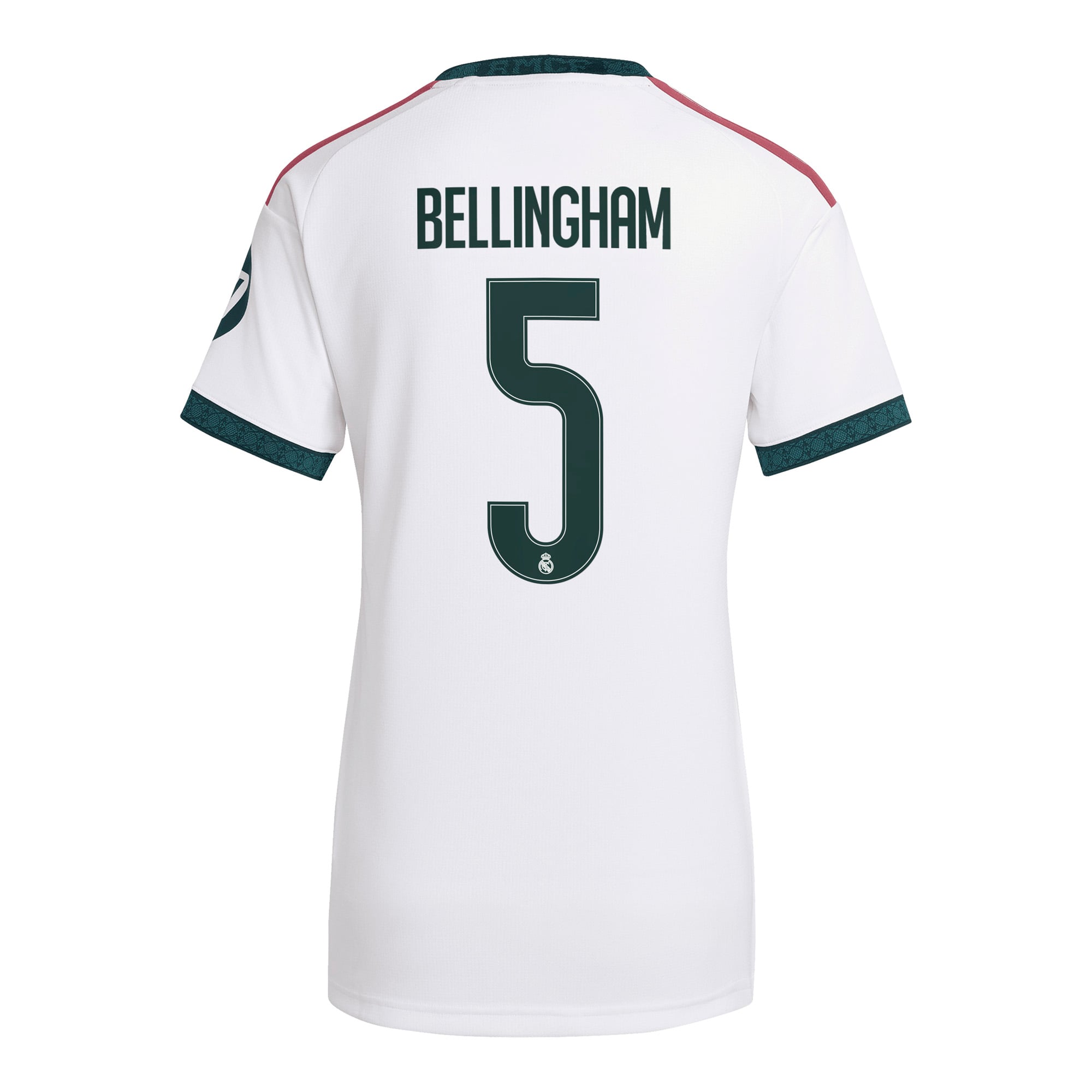 Jude Bellingham Real Madrid Women's 2026/27 Home Replica Jersey White