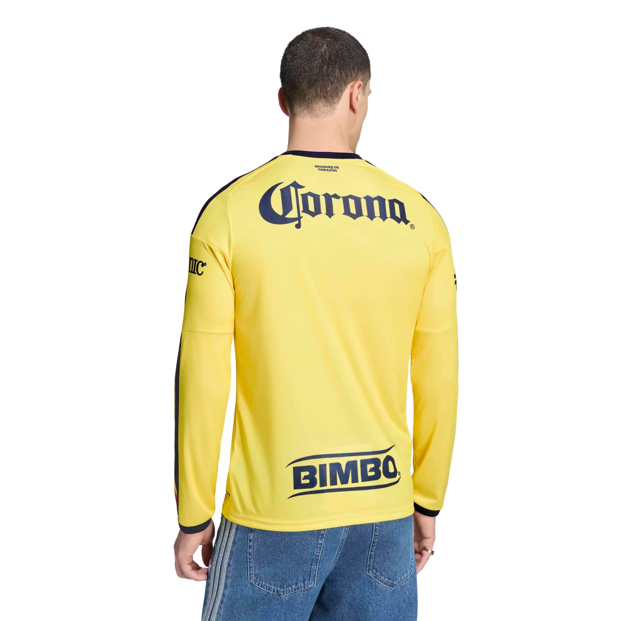 Club America 2026/27 Home Replica Long Sleeve Jersey Black