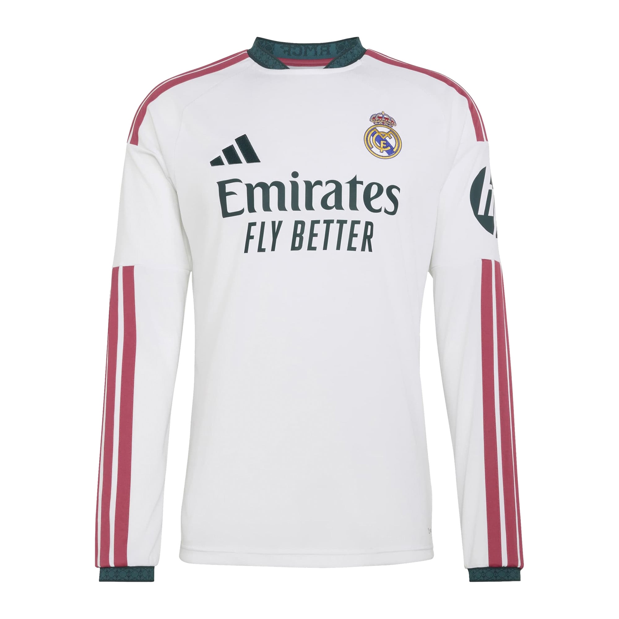 Vini Jr. Real Madrid 2026/27 Home Replica Long Sleeve Jersey White