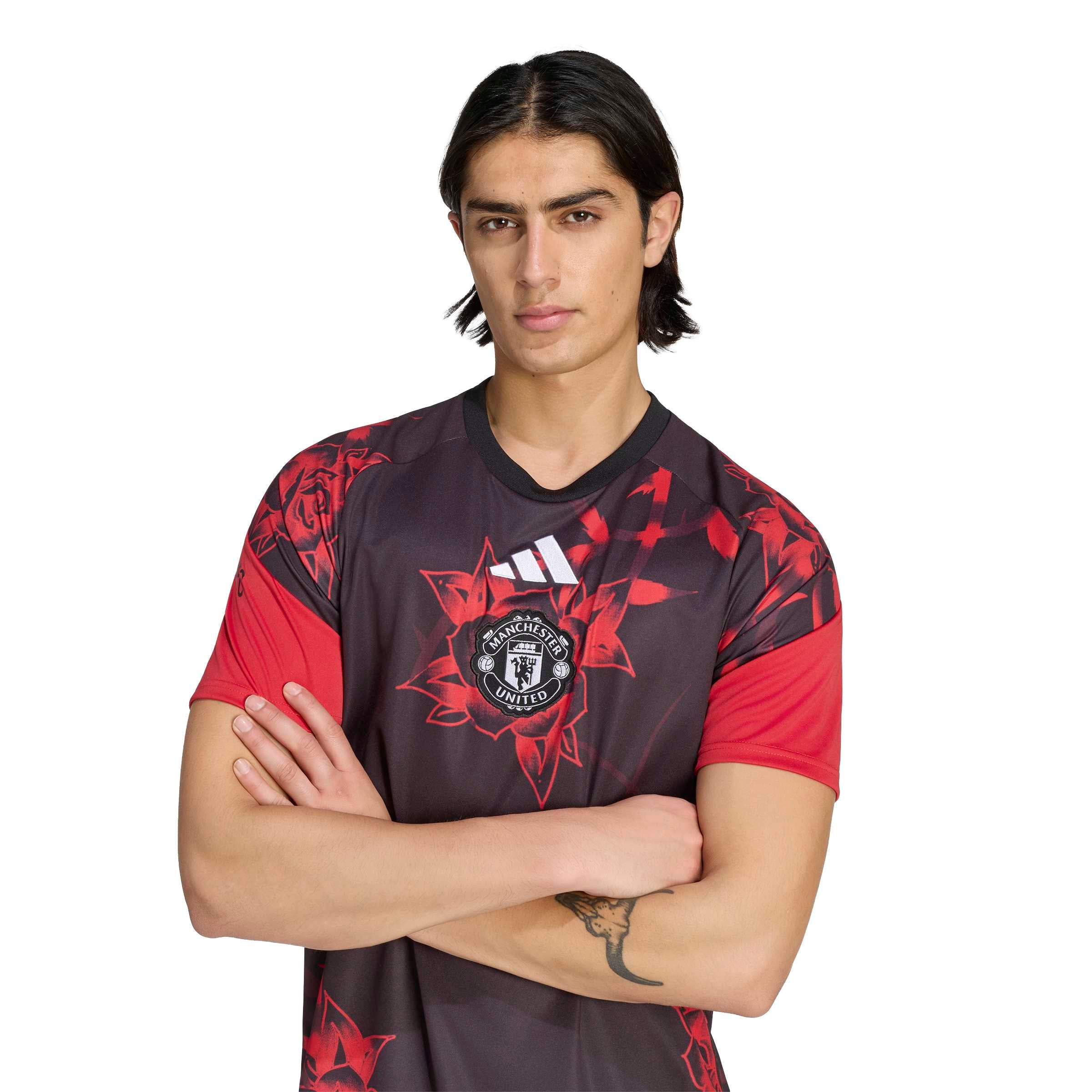 Manchester United Home 2026/27 Pre Match Top Black