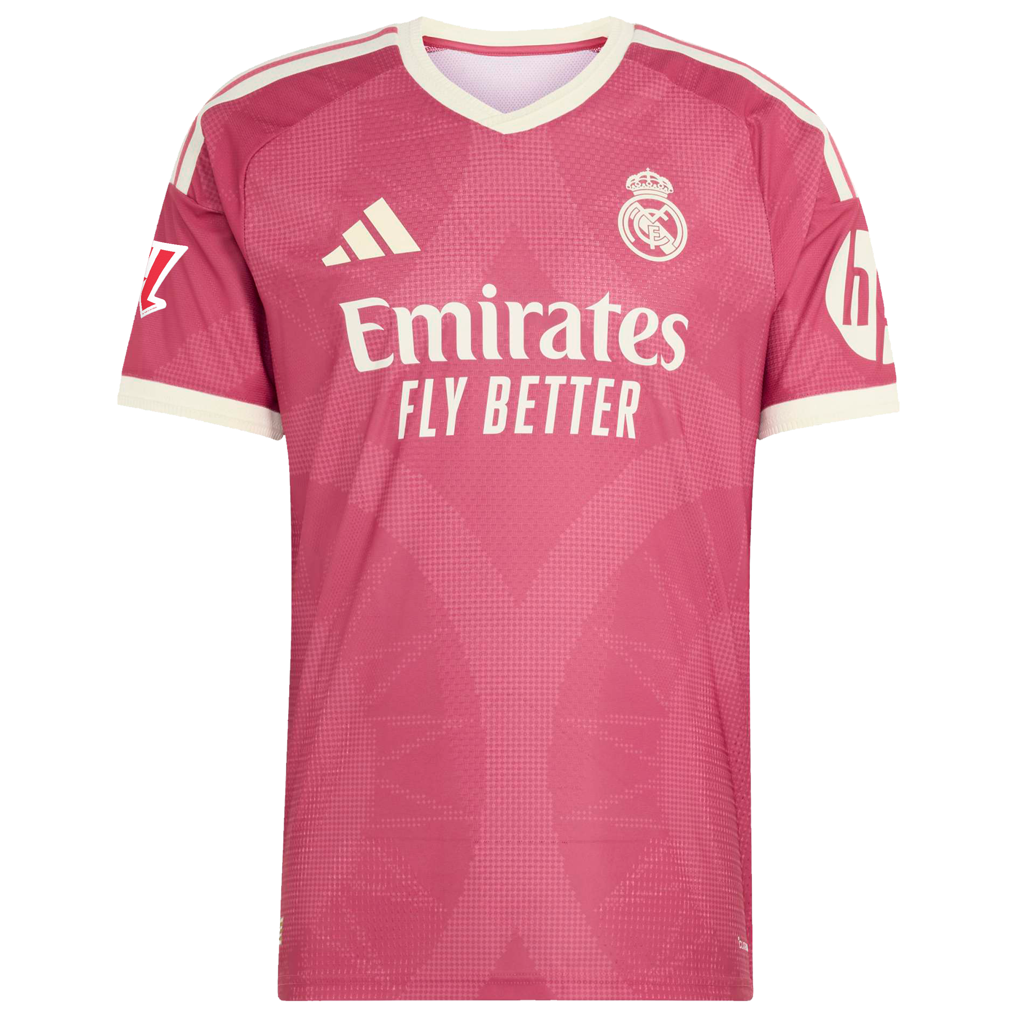 Real Madrid 2026/27 Third On Field Style Patch Jersey Pink