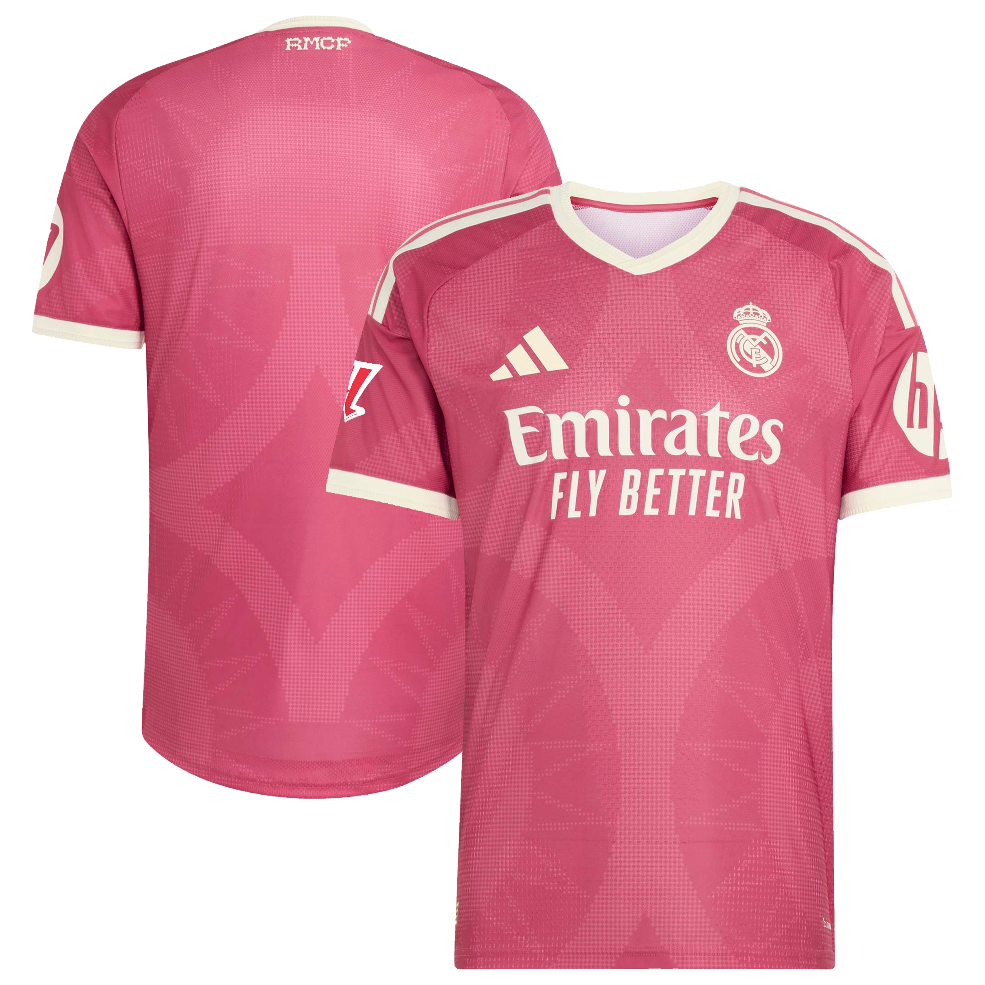 Real Madrid 2026/27 Third On Field Style Patch Jersey Pink