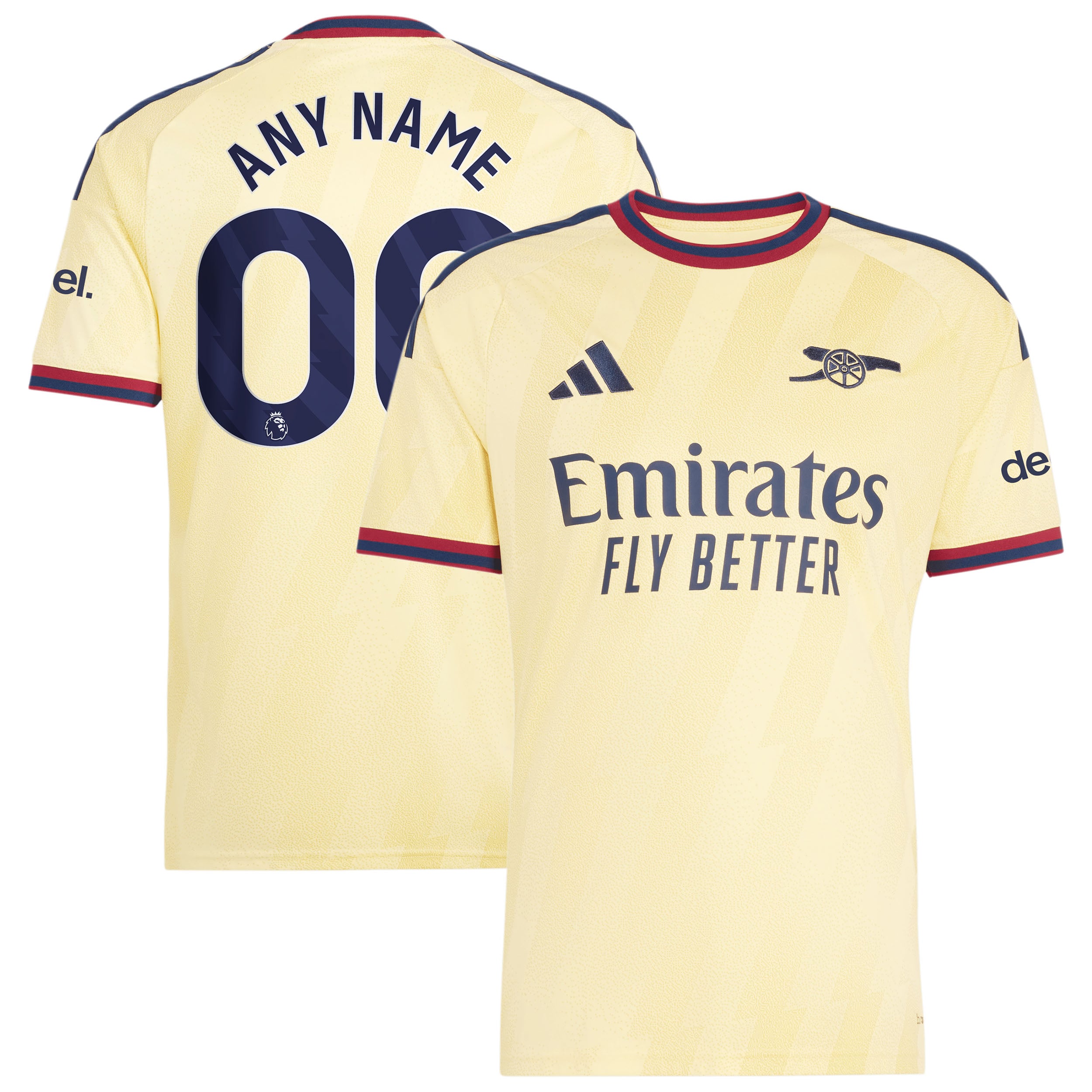 Arsenal 2026/27 Third Replica Custom Jersey Yellow