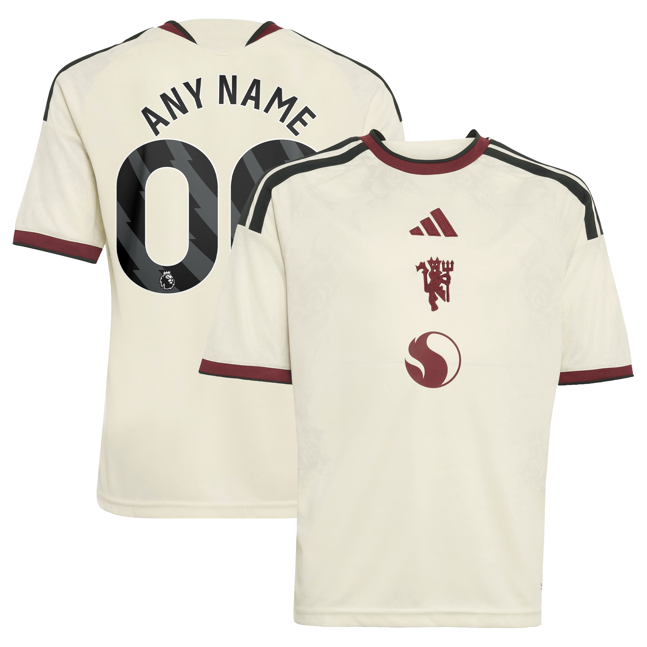 Manchester United Youth 2026/27 Third Replica Custom Jersey Cream