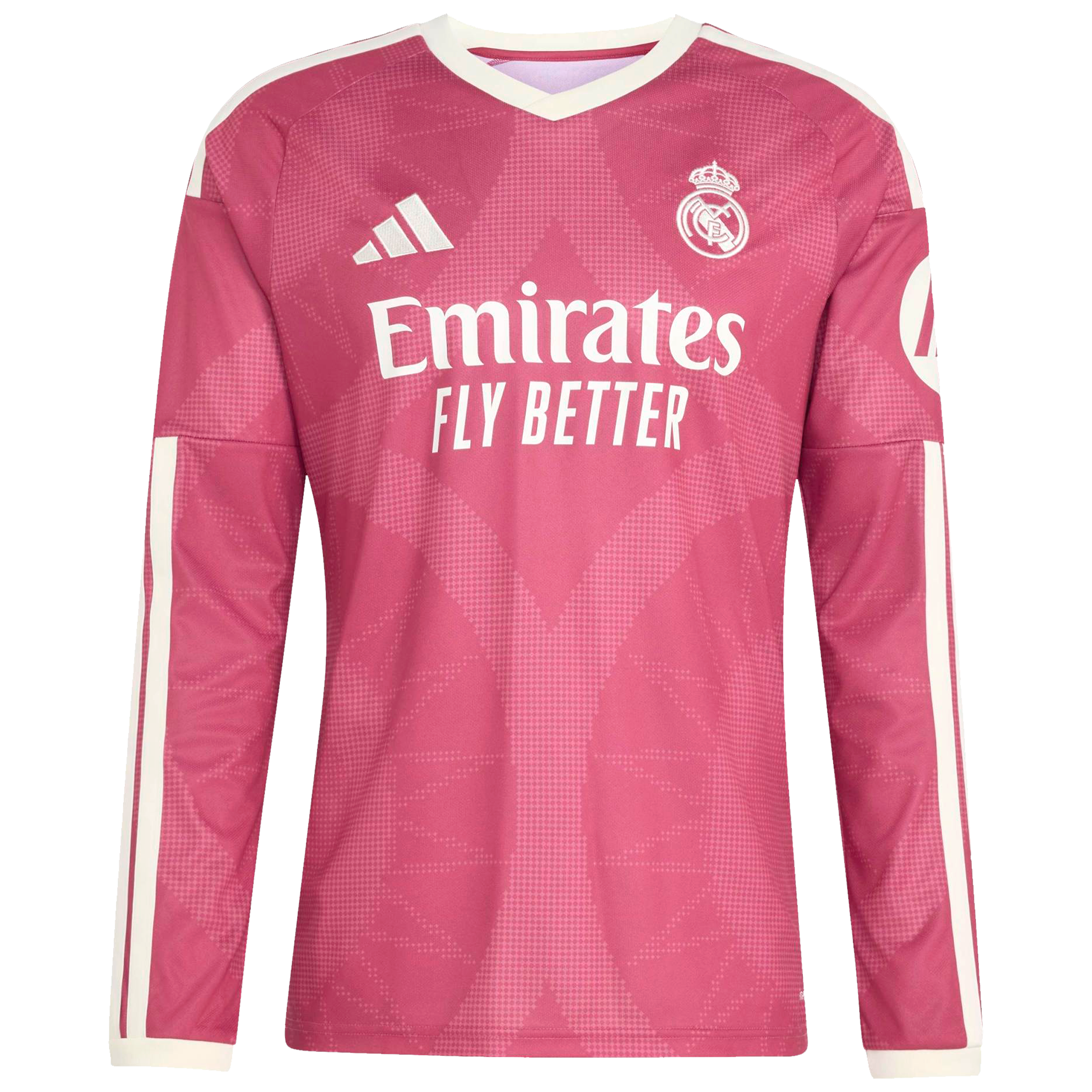 Vini Jr. Real Madrid 2026/27 Third Replica Long Sleeve Jersey Pink