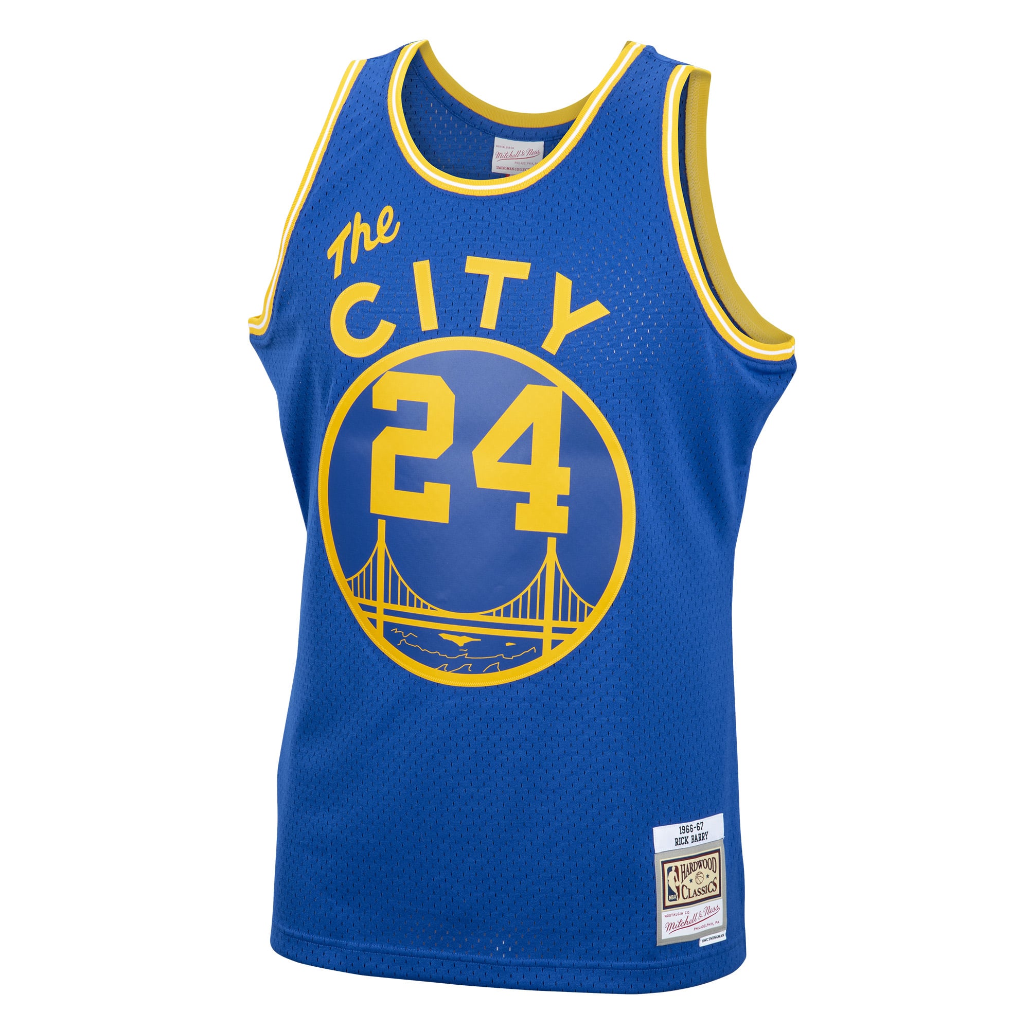 Rick Barry Golden State Warriors Mitchell & Ness 1966/67 Hardwood Classics Swingman Jersey Royal