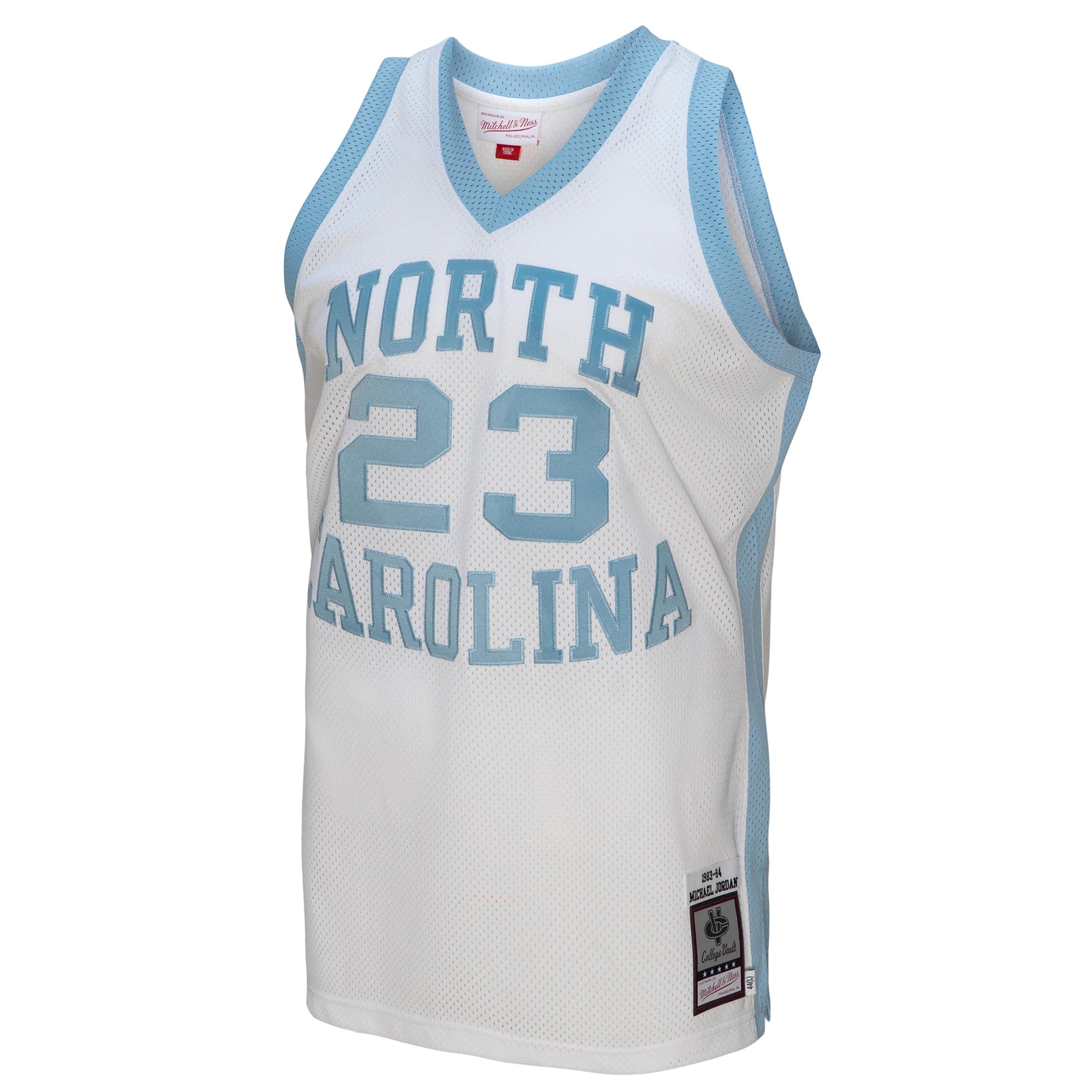 Michael Jordan North Carolina Tar Heels Mitchell & Ness 1983/84 Style Retired Player Jersey White