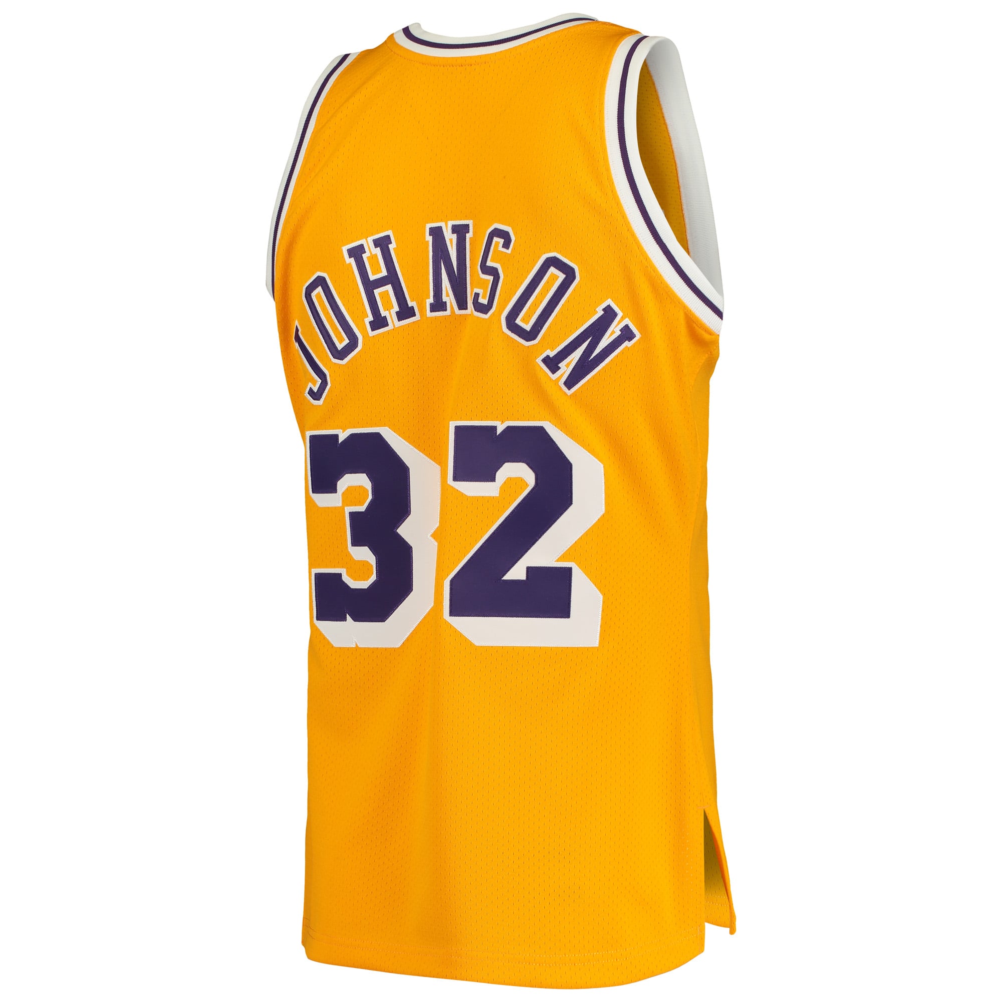 Magic Johnson Los Angeles Lakers Mitchell & Ness 1984/85 Hardwood Classics Style Jersey Gold