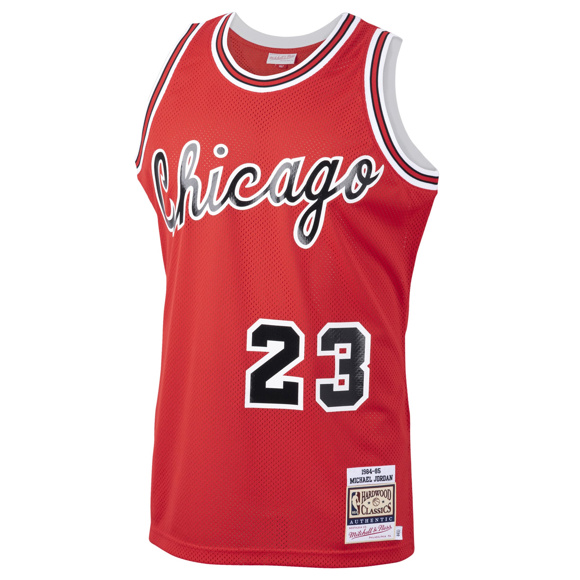Michael Jordan Chicago Bulls Mitchell & Ness 1984/85 Hardwood Classics Rookie Style Jersey Red