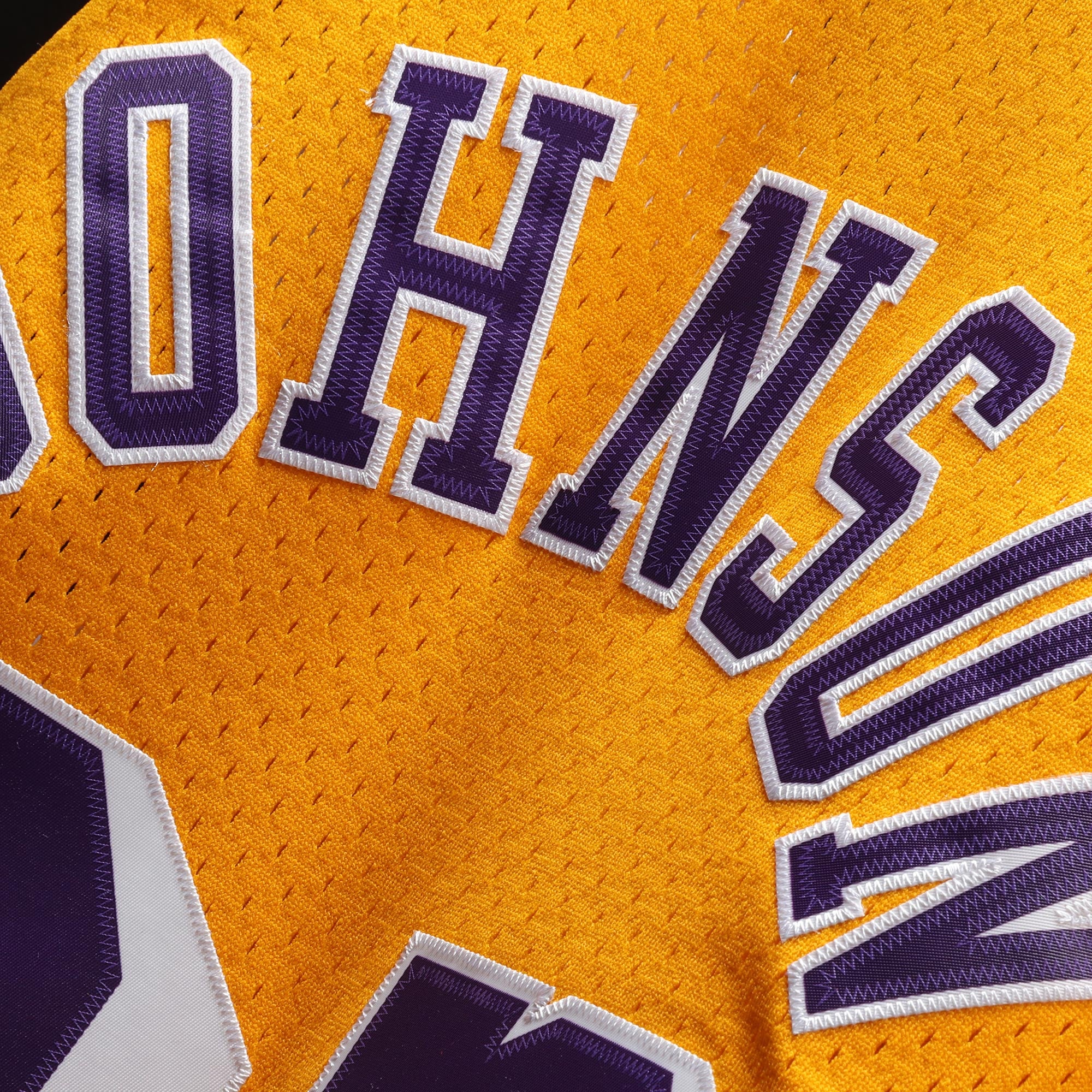 Magic Johnson Los Angeles Lakers Mitchell & Ness 1984/85 Hardwood Classics Swingman Jersey Gold