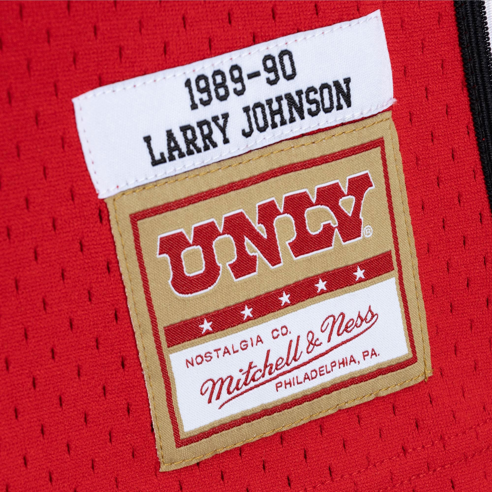 Larry Johnson UNLV Rebels Mitchell & Ness 1989/90 Player Swingman Jersey Red