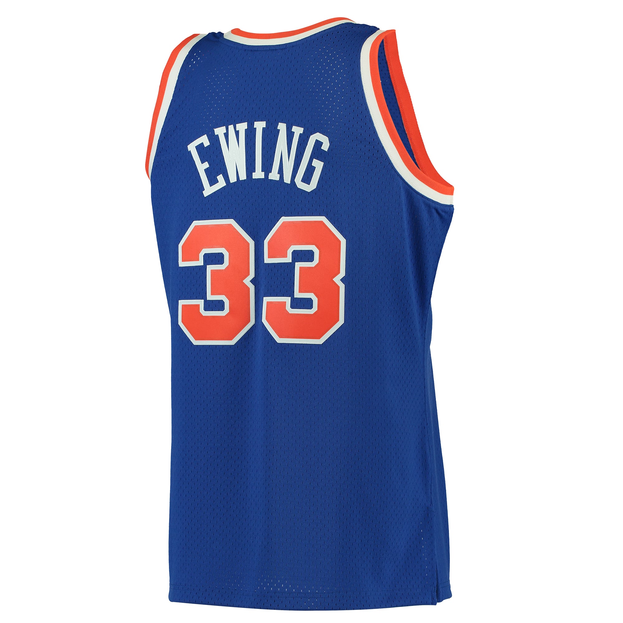 Patrick Ewing New York Knicks Mitchell & Ness 1991/92 Hardwood Classics Swingman Jersey Blue