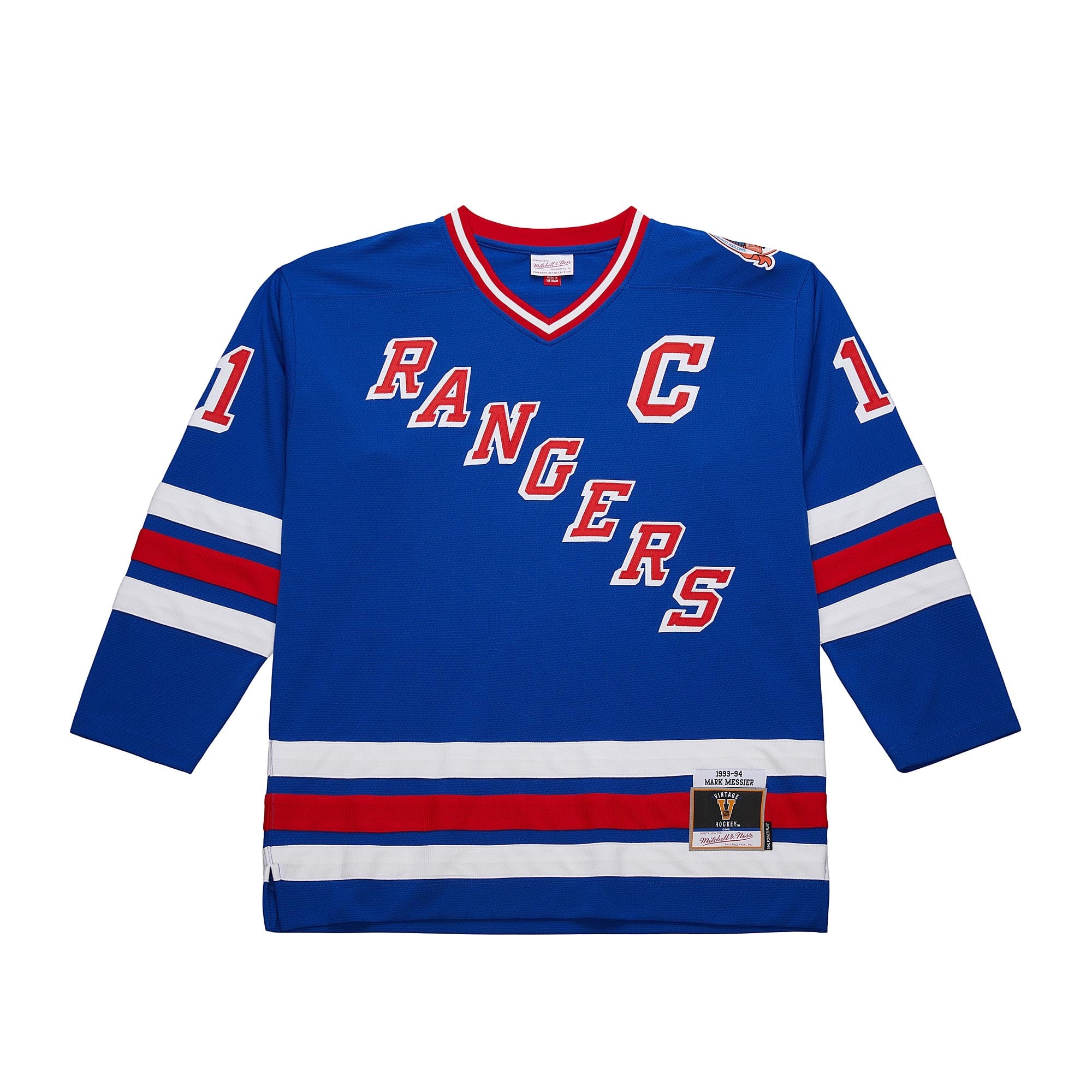 Mark Messier New York Rangers Mitchell & Ness Big & Tall 1993/94 Blue Line 2.0 Jersey Blue
