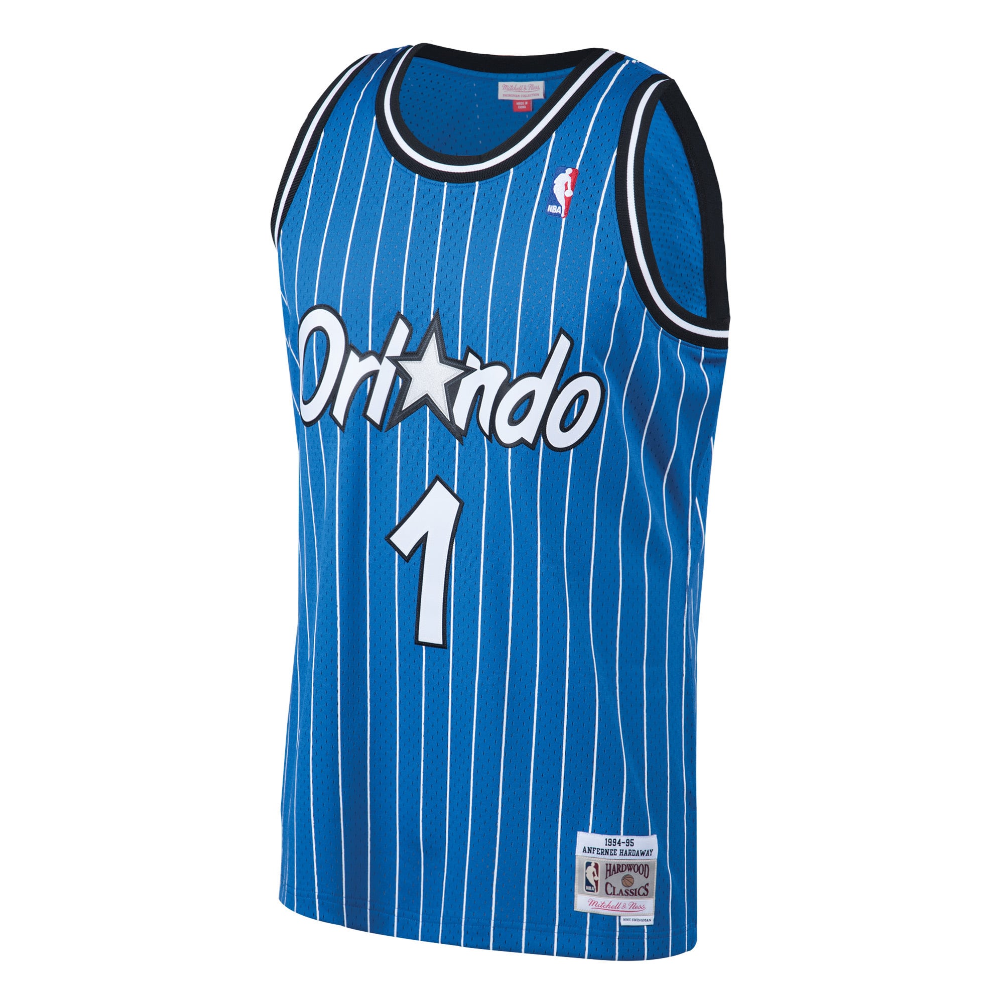 Penny Hardaway Orlando Magic Mitchell & Ness 1994/95 Hardwood Classics Swingman Jersey Blue