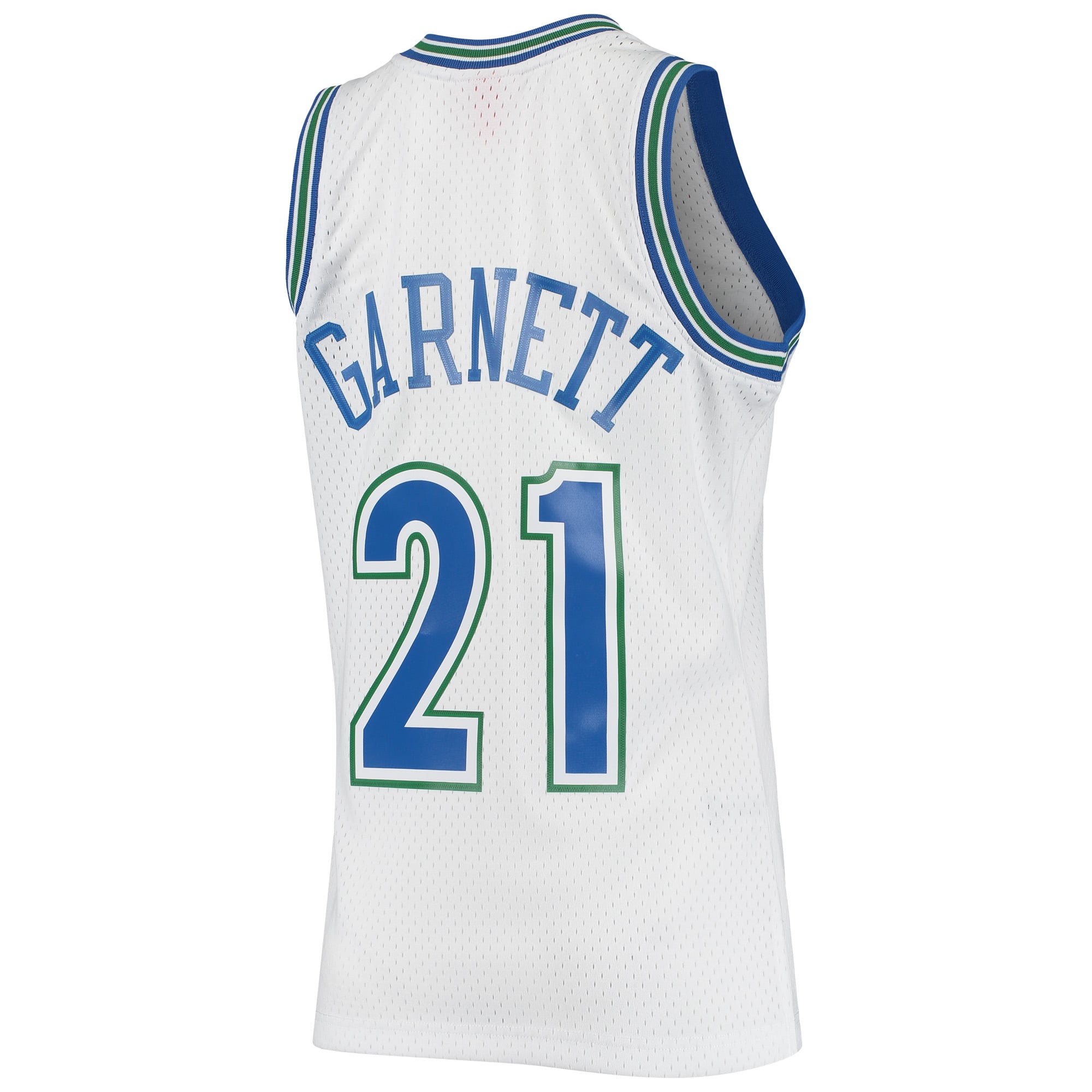 Kevin Garnett Minnesota Timberwolves Mitchell & Ness 1995/96 Hardwood Classics Swingman Jersey White