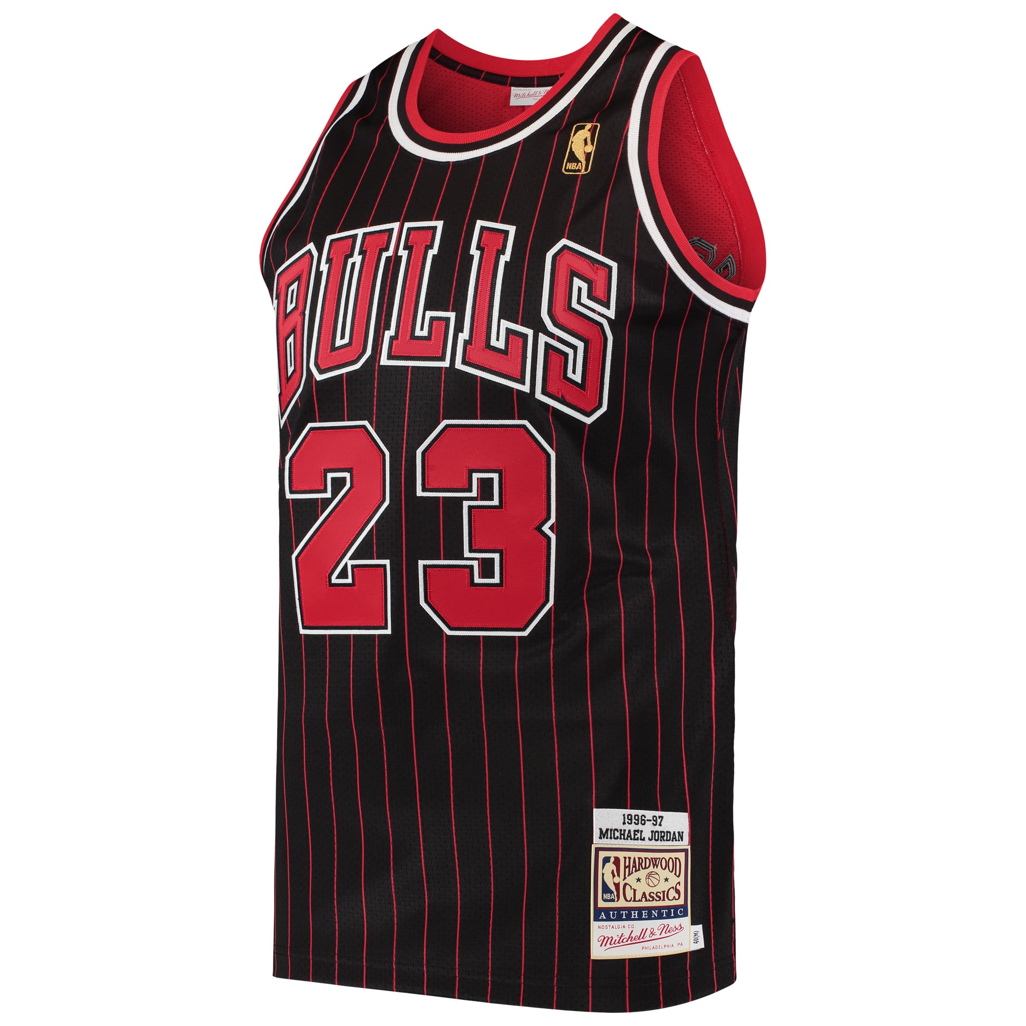 Michael Jordan Chicago Bulls Mitchell & Ness 1996/97 Hardwood Classics Style Jersey Black