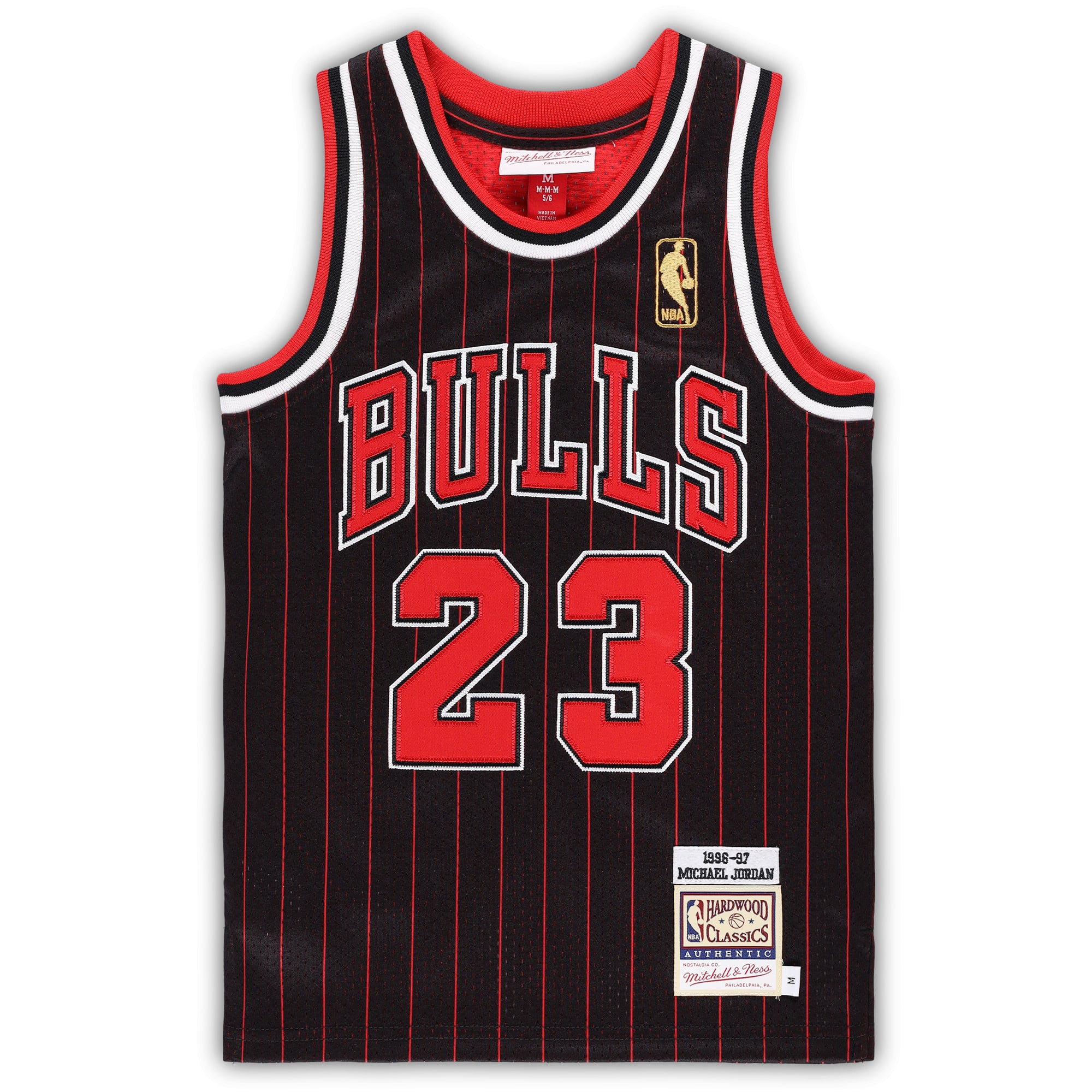 Michael Jordan Chicago Bulls Mitchell & Ness Preschool 1996/97 Hardwood Classics Style Jersey Black