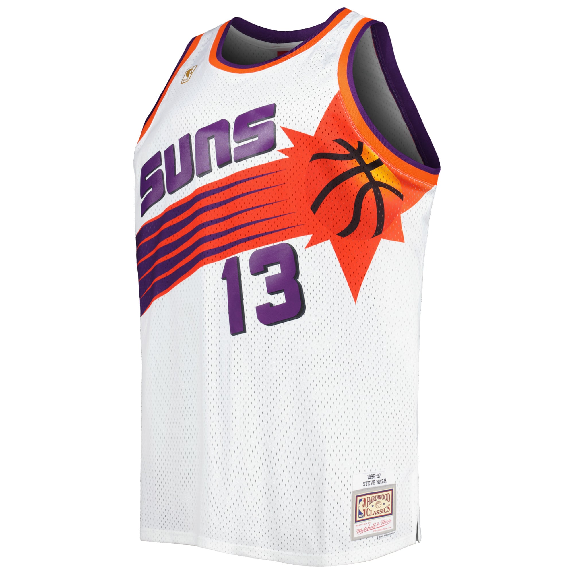 Steve Nash Phoenix Suns Mitchell & Ness Big & Tall Hardwood Classics 1996/97 Swingman Jersey White
