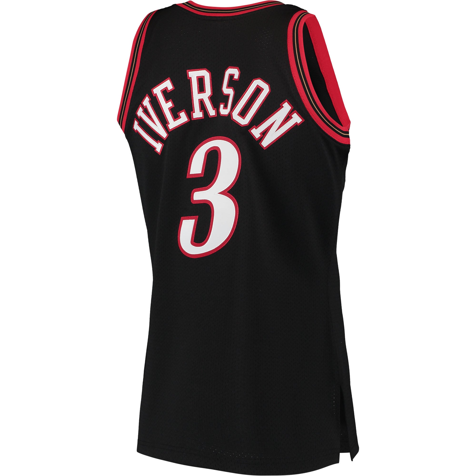 Allen Iverson Philadelphia 76ers Mitchell & Ness 1997/98 Hardwood Classics Style Jersey Black