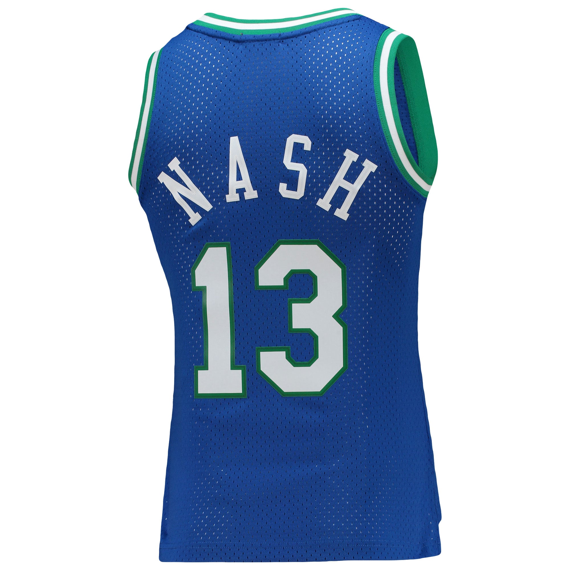Steve Nash Dallas Mavericks Mitchell & Ness Women's 1998/99 Hardwood Classics Swingman Jersey Blue