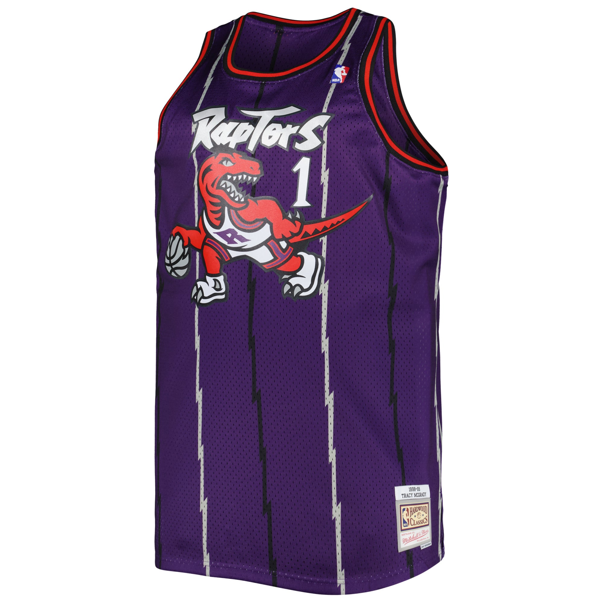 Tracy McGrady Toronto Raptors Mitchell & Ness Big & Tall Hardwood Classics 1998/99 Swingman Jersey Purple