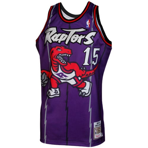 Mitchell & Ness Vince Carter Toronto Raptors 1998/99 Throwback Style Jersey Purple