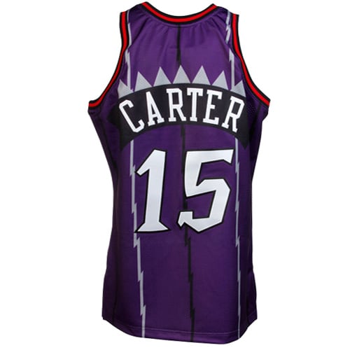 Mitchell & Ness Vince Carter Toronto Raptors 1998/99 Throwback Style Jersey Purple