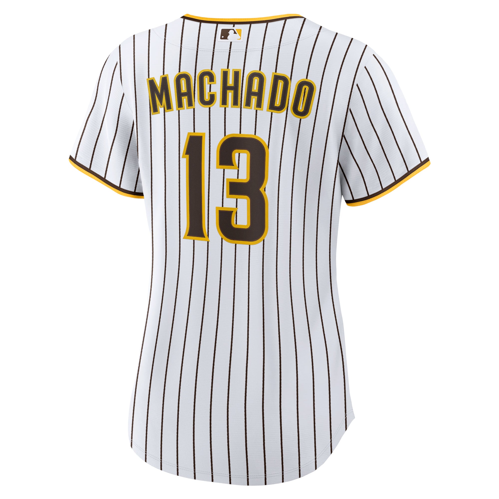 Manny Machado San Diego Padres Women's Home Replica Player Jersey White/Brown