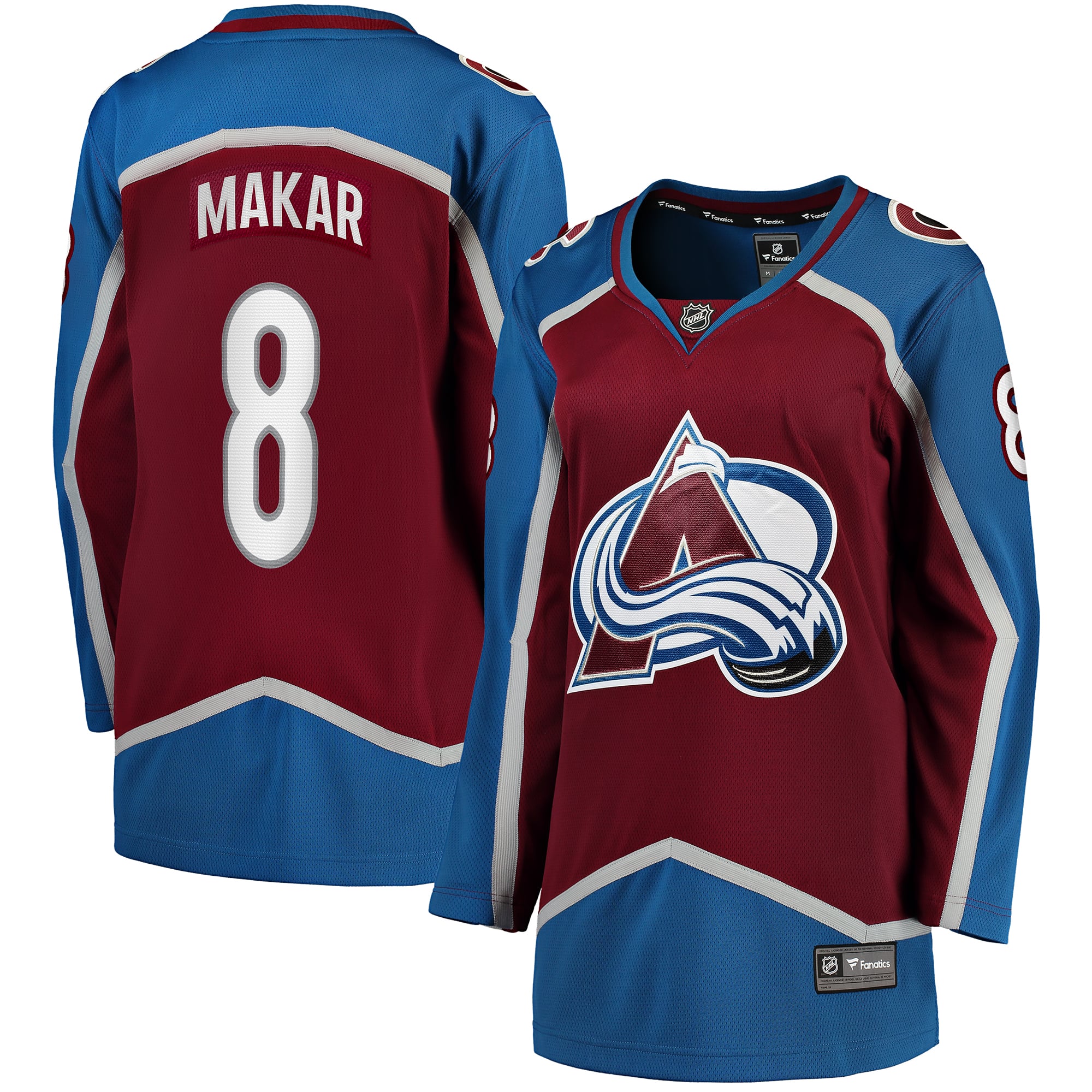 Cale Makar Colorado Avalanche Women's Home Breakaway Player Jersey Maroon