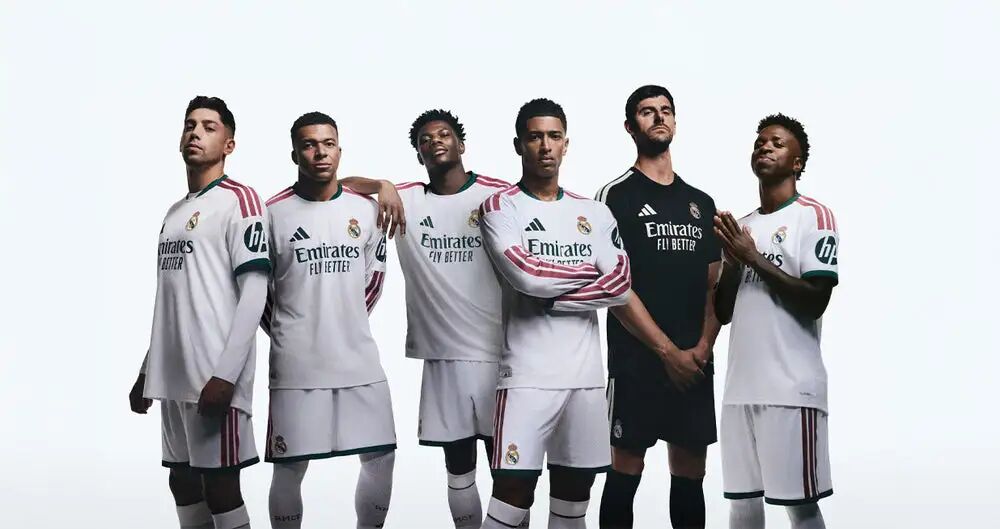 Real Madrid Home Jersey Pink Accents