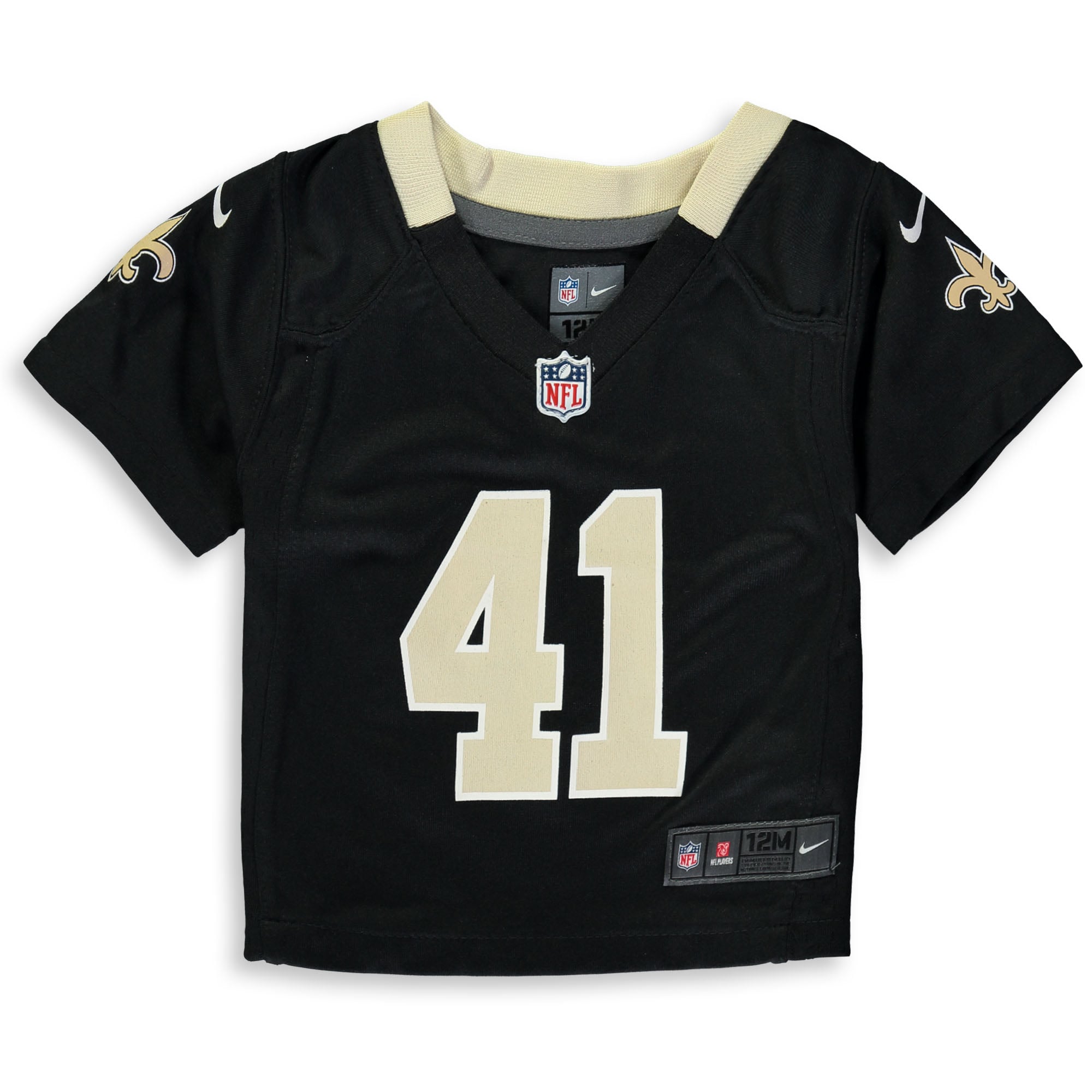 Alvin Kamara New Orleans Saints Infant Team Player Game Jersey Black